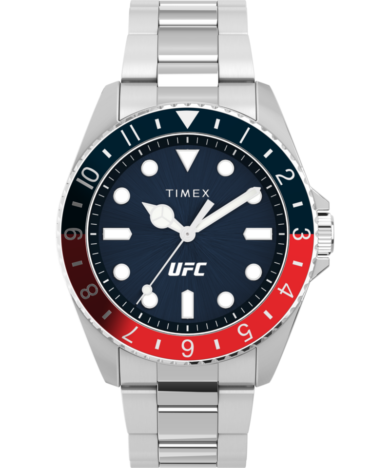 Timex UFC Round 21mm Blue Dial Analog Men Watch - TW2V566000D Watch Timex