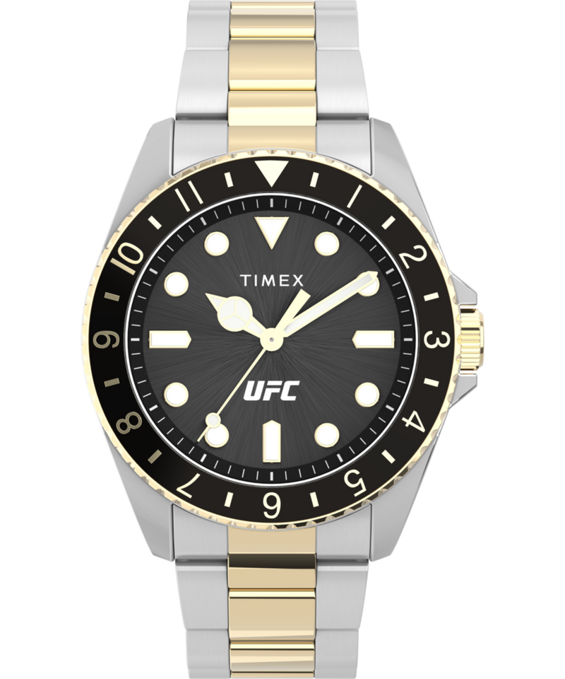 Timex UFC Round 21mm Black Dial Analog Men Watch - TW2V567000D Watch Timex
