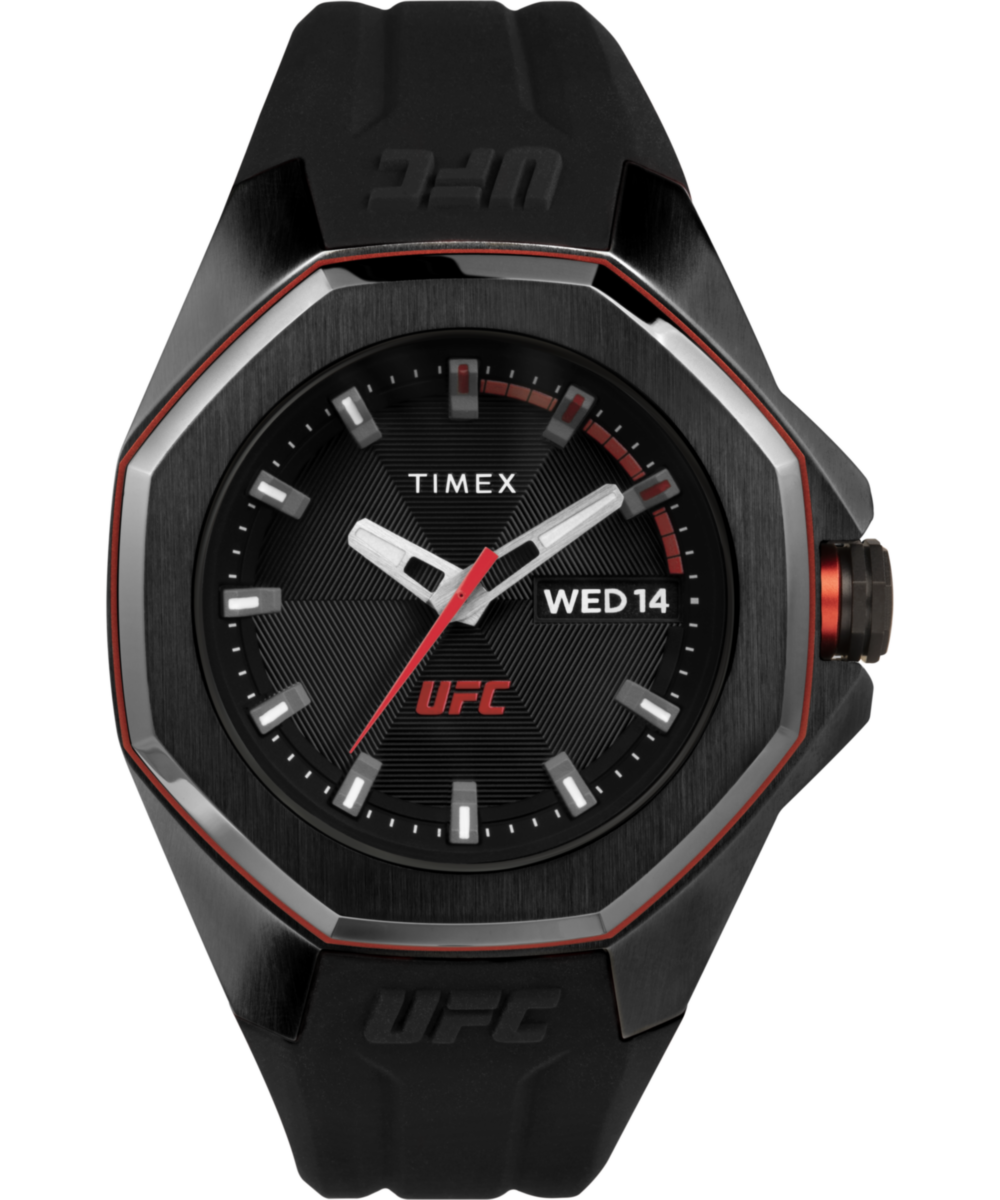 Timex UFC Round 21mm Black Dial Analog Men Watch - TW2V57300X6