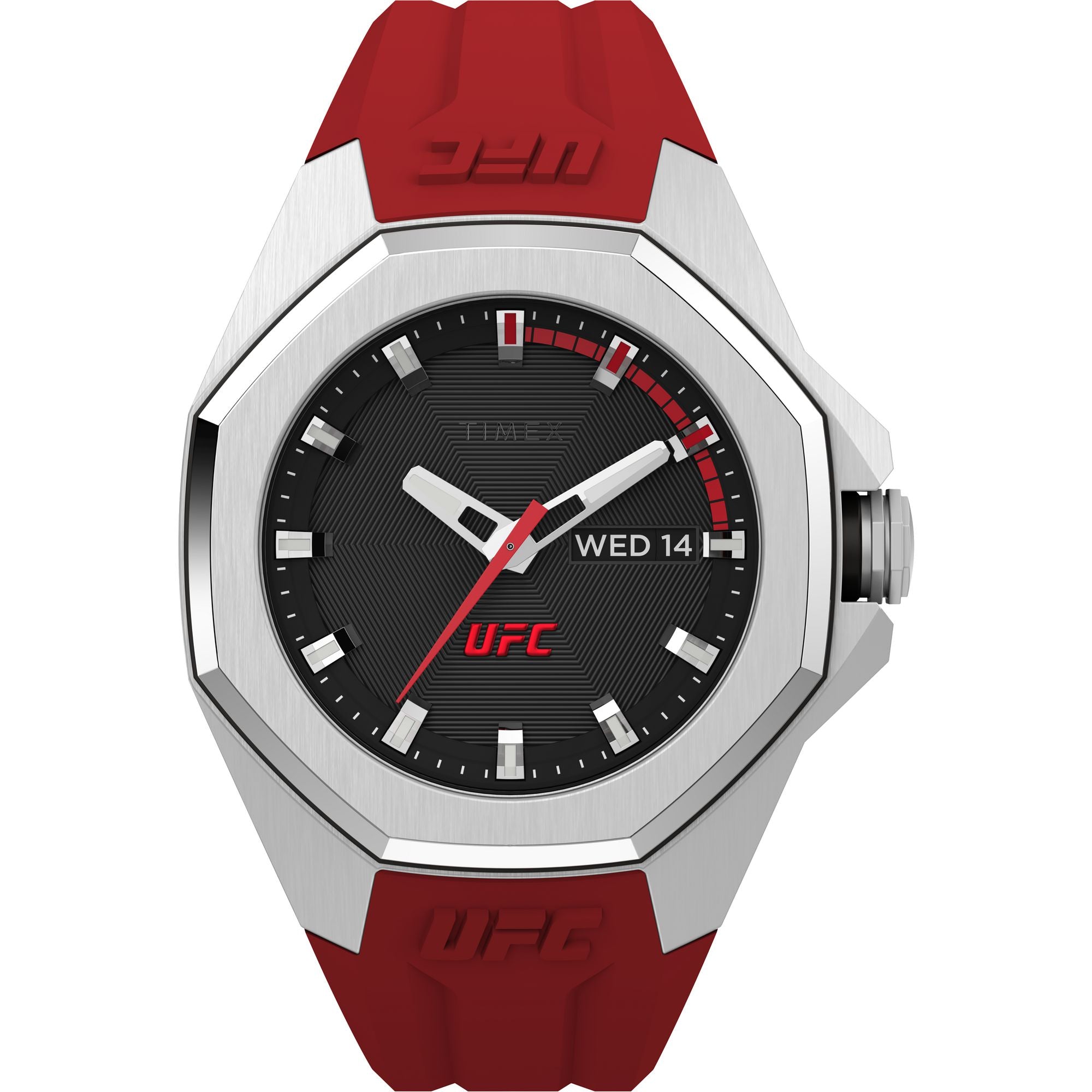 Round analog black deals dial men's watch