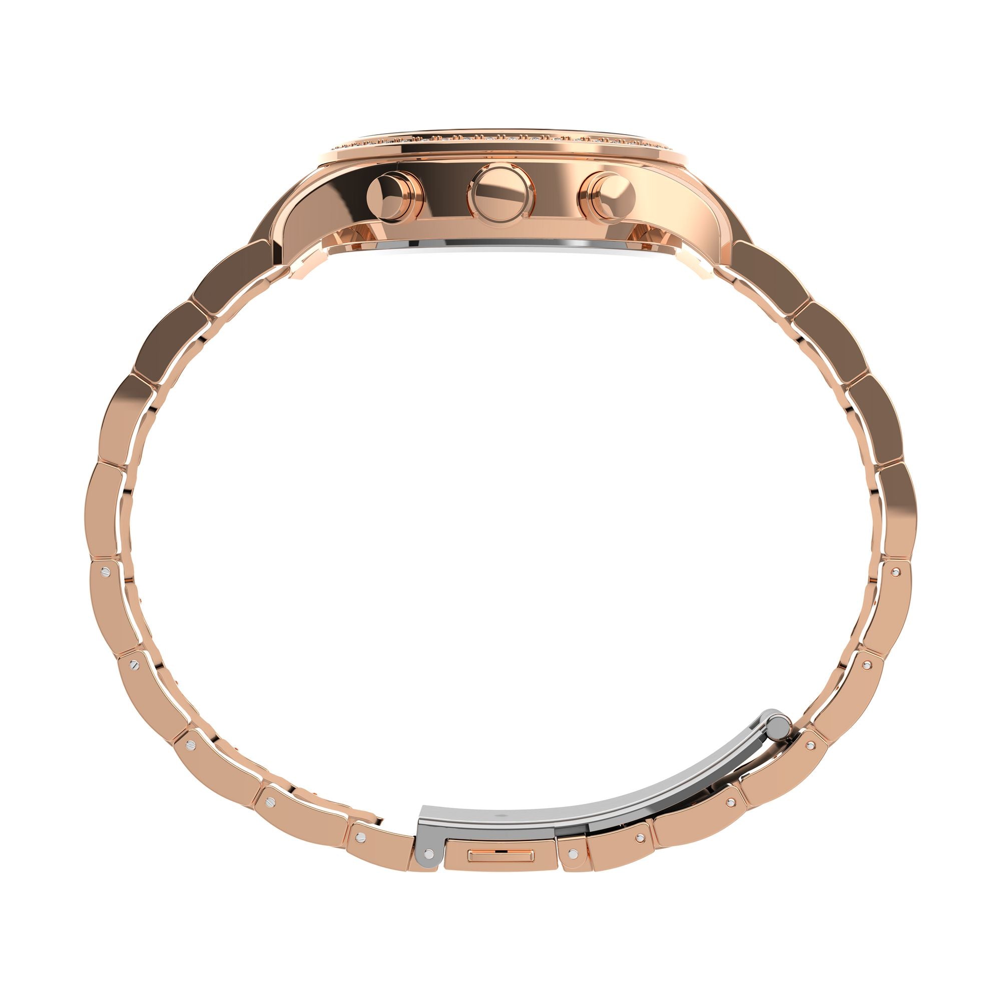 Timex Trend Silver Round Quartz Women Watch