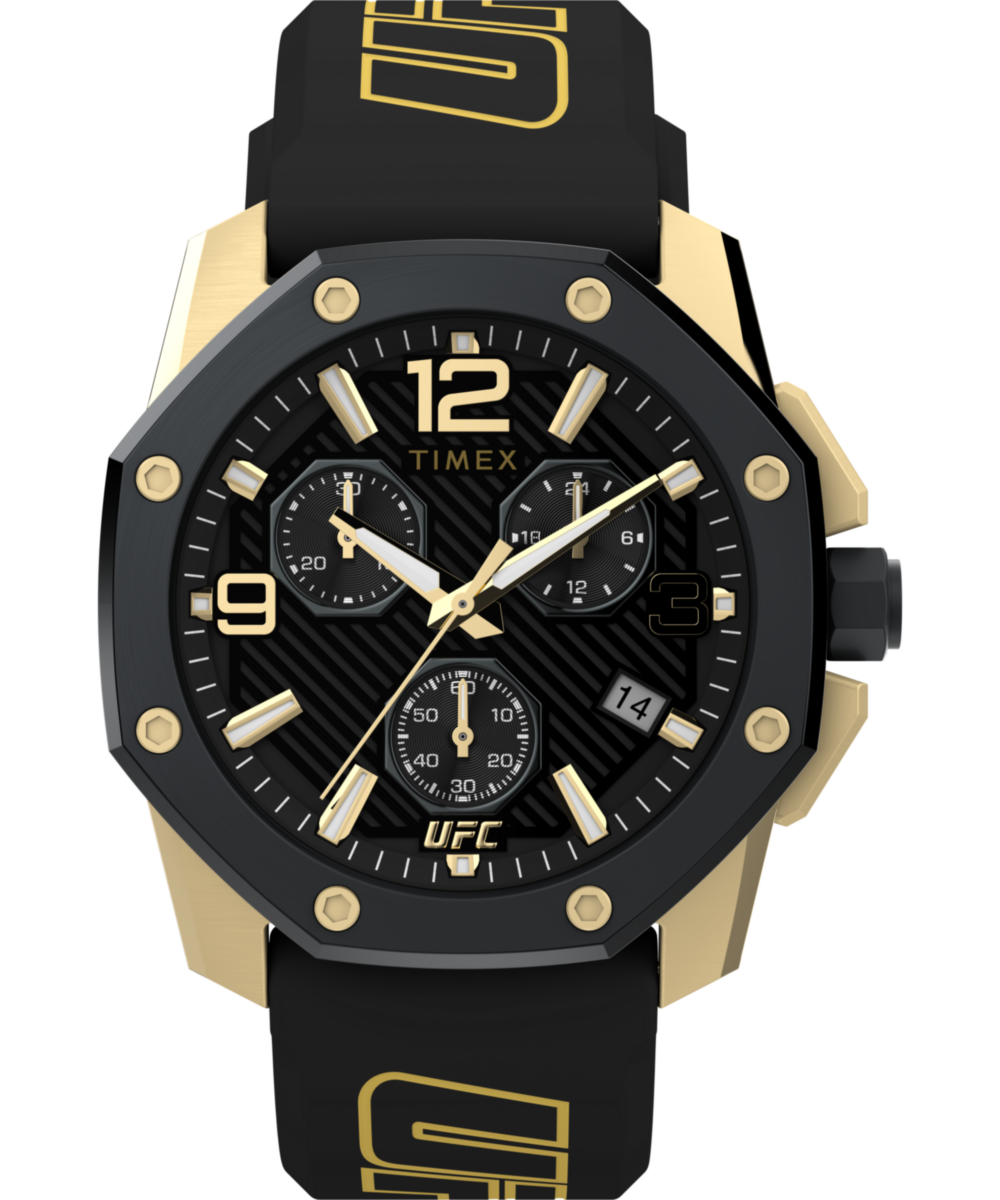 Timex UFC Round 21mm Black Dial Analog Men Watch - TW2V58500X6