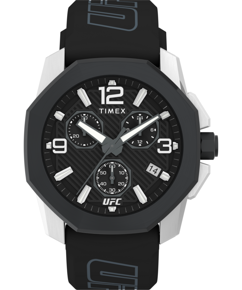Timex UFC Round 21mm Black Dial Analog Men Watch - TW2V58600X6