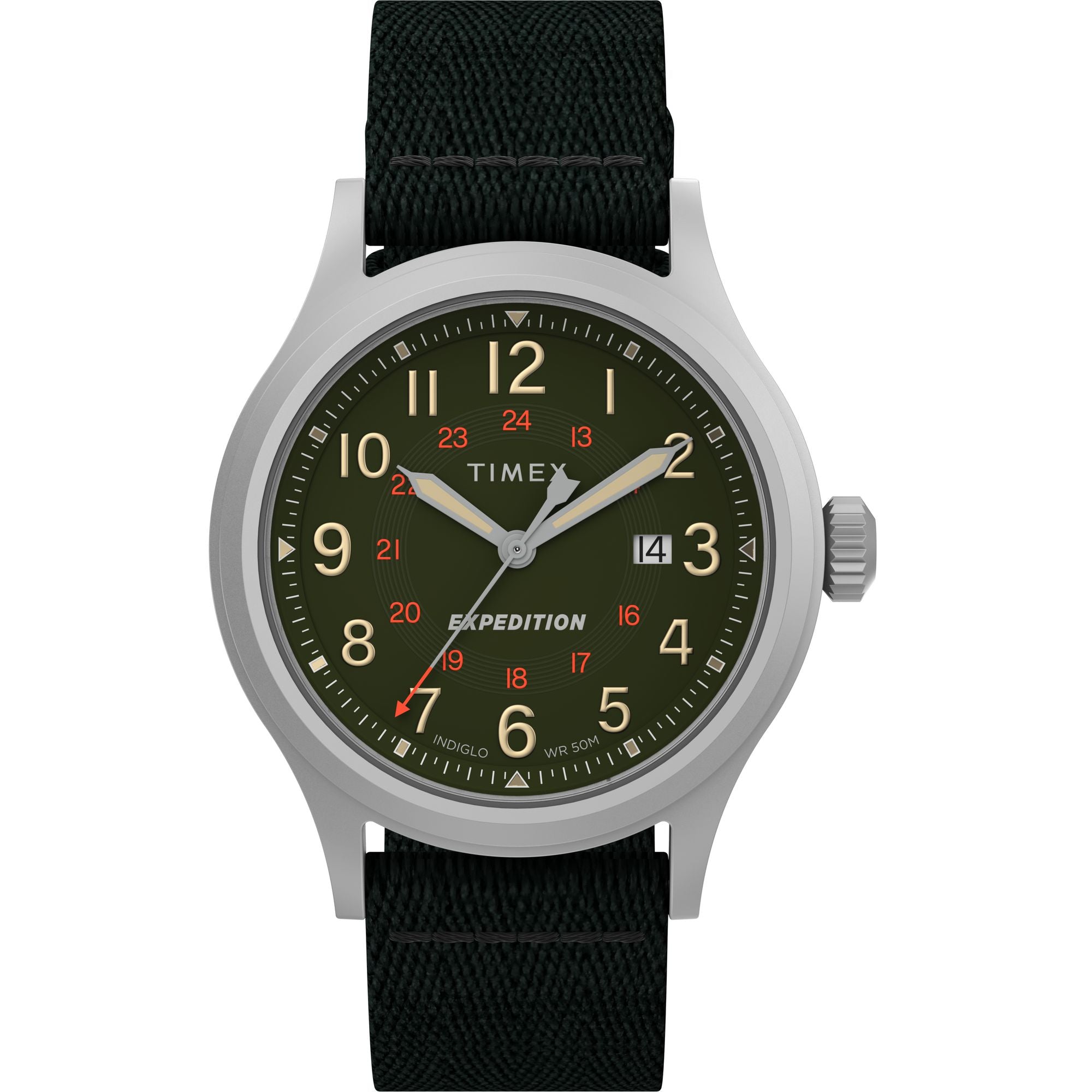 Timex Expedition Green Round Dial Quartz Analog Men Watch TW2V65700X6 At JUST WATCHES