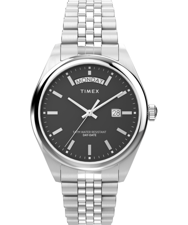 Timex Trend Round 41mm Black Dial Analog Men Watch - TW2V67800UJ Watch Timex