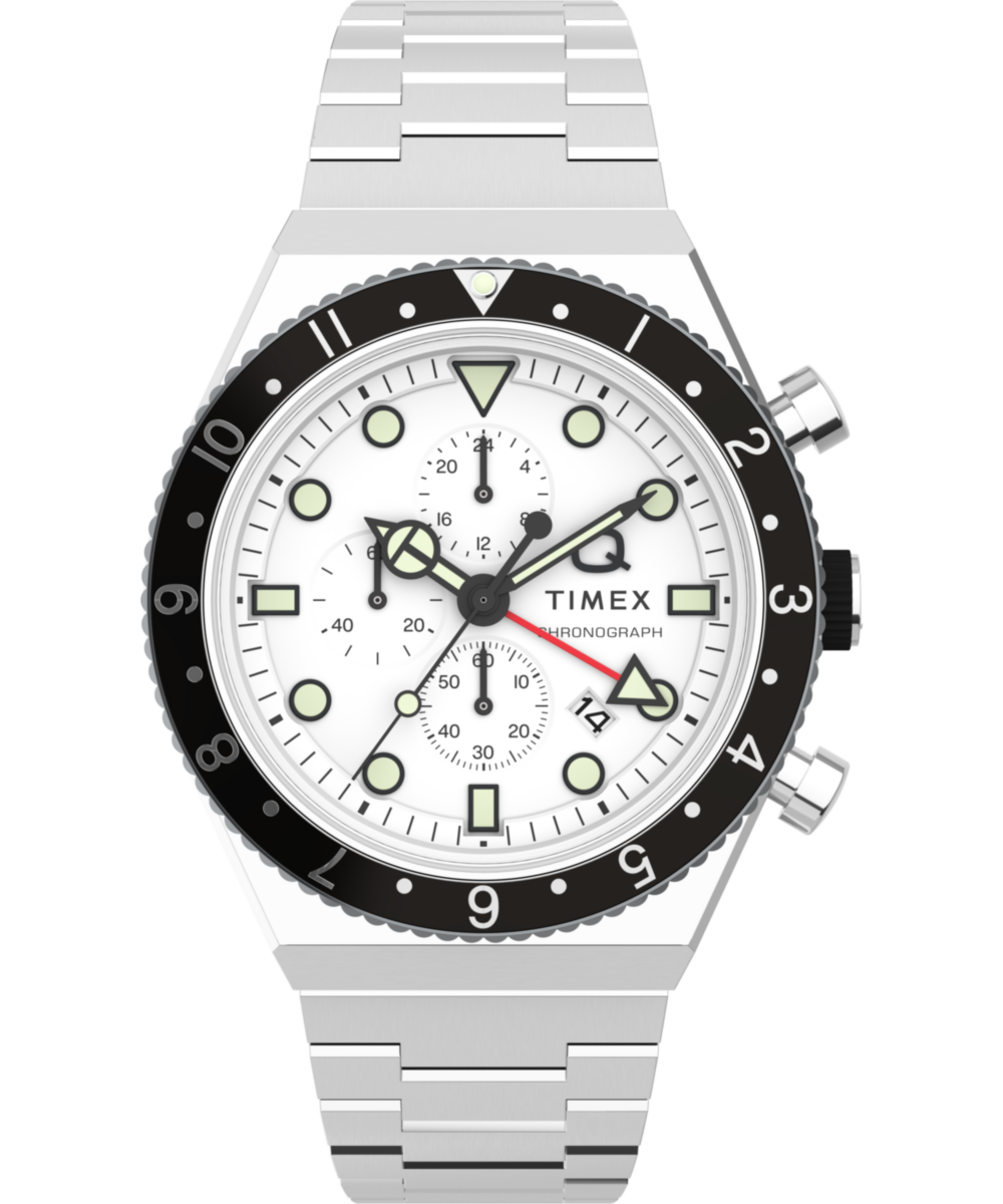 Timex Q Round 21mm White Dial Analog Men Watch - TW2V69900UJ