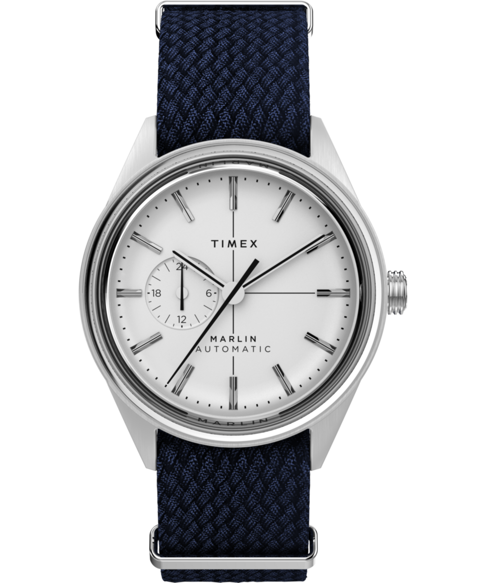 Timex JET Round 21mm White Dial Mechanical Automatic Men Watch - TW2V72300U9