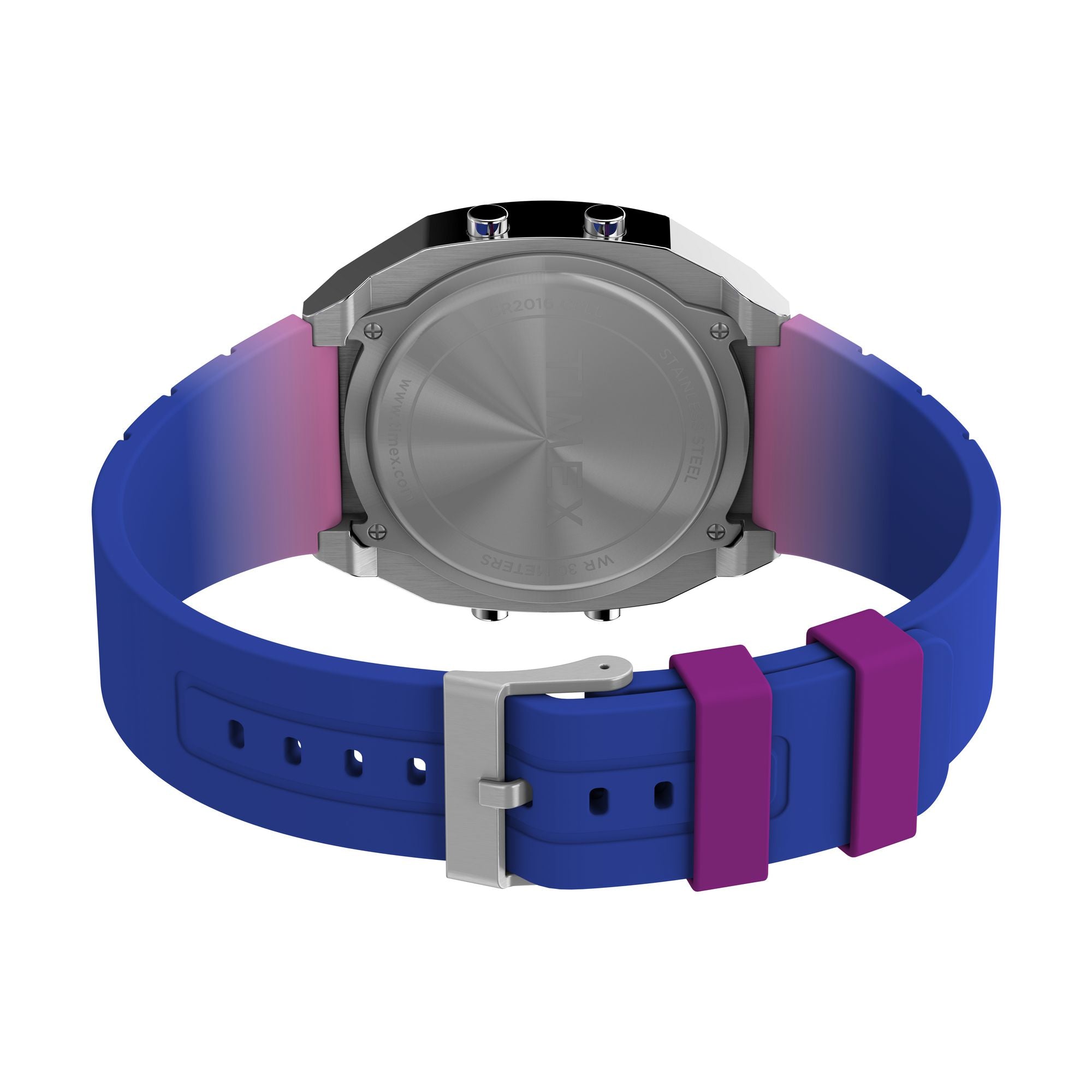 Timex T80 Silver Square Dial Quartz Digital Unisex Watch