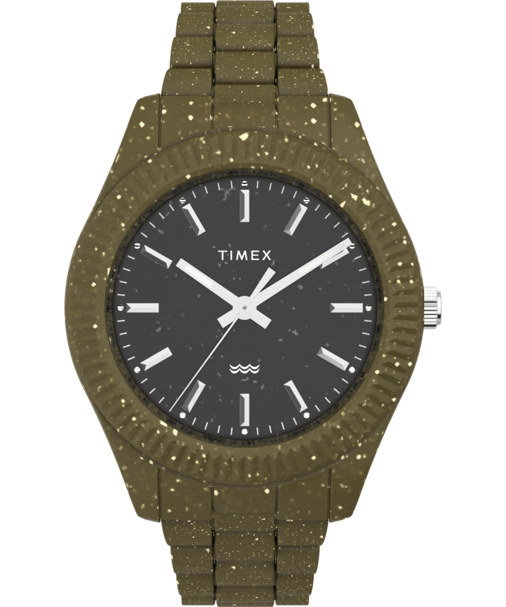 Timex Legacy Round 42mm Black Dial Analog Men Watch - TW2V77100X6 Watch Timex