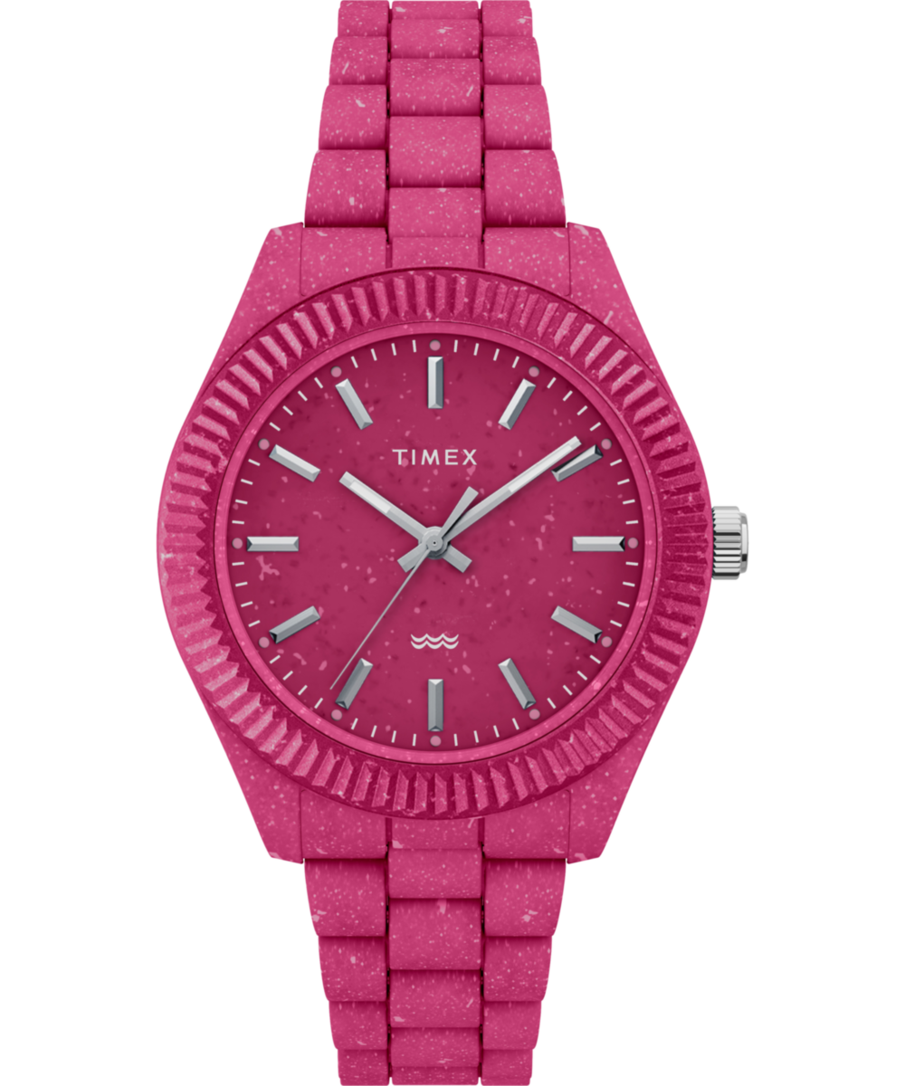 Timex Legacy Round 37mm Pink Dial Analog Women Watch - TW2V77200X6