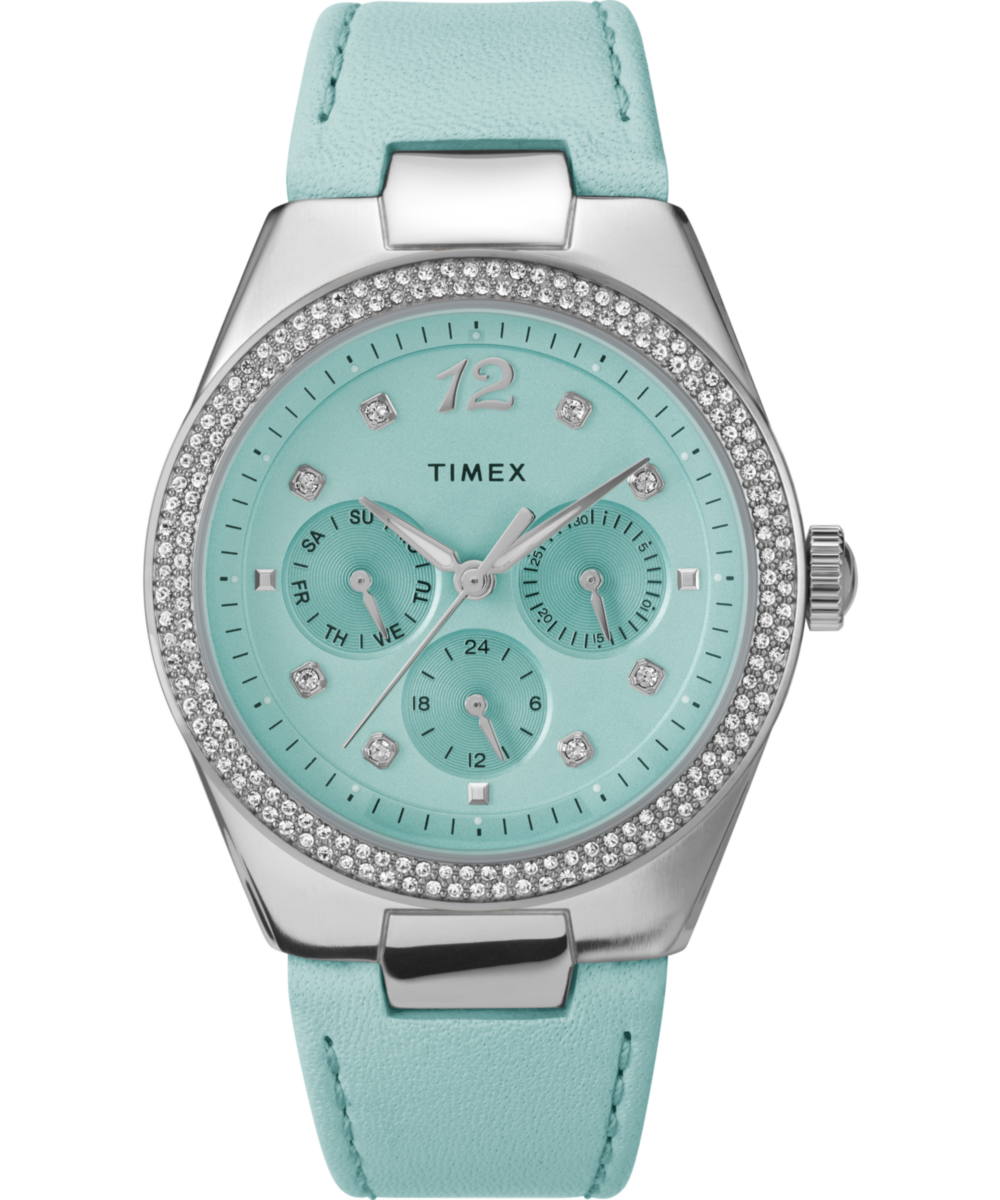 Timex Simone Round 21mm Blue Dial Analog Women Watch - TW2V80400UJ