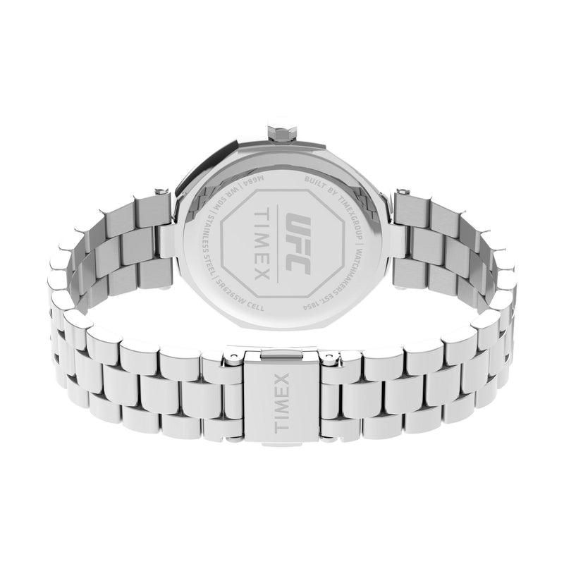 Timex UFC Octagonal 21mm Silver Dial Analog Women Watch - TW2V83200X6 Watch Timex