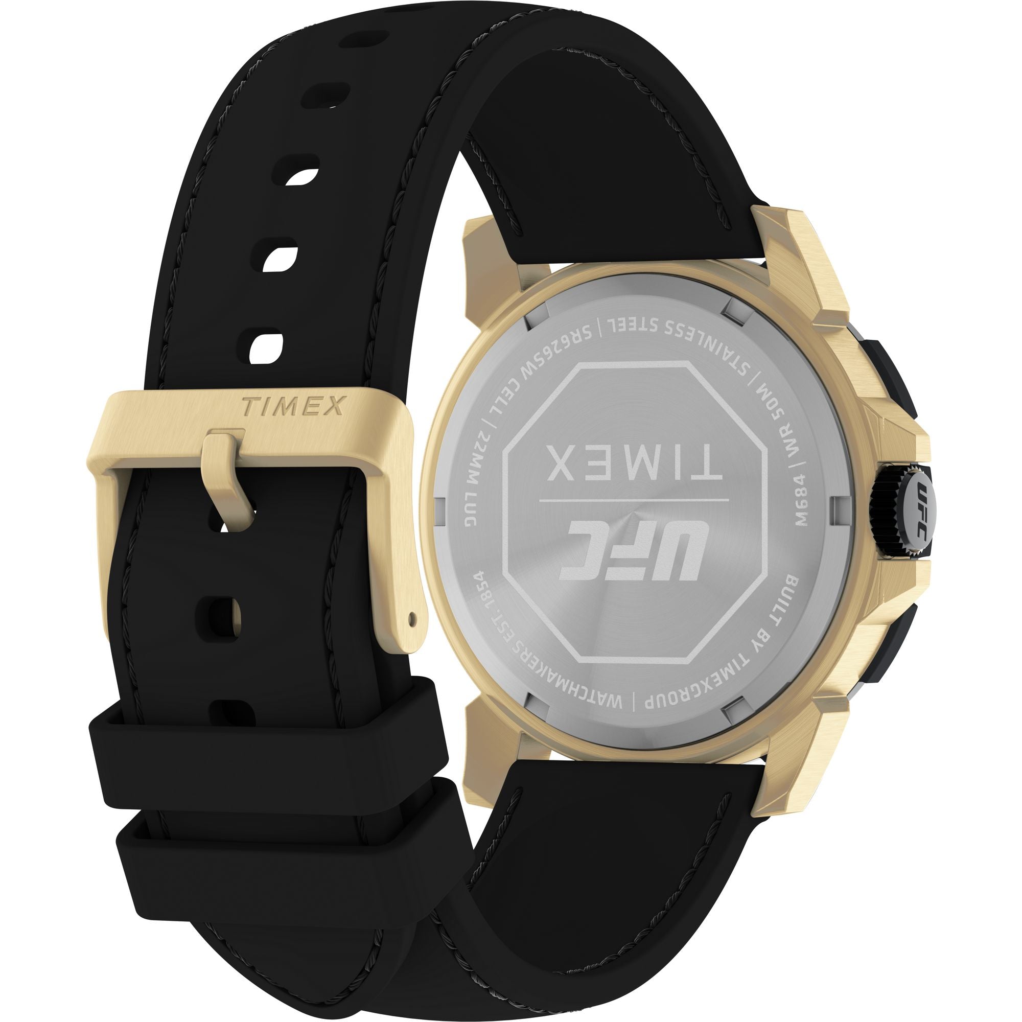 Timex UFC Street Black Round Dial Quartz Analog Men Watch