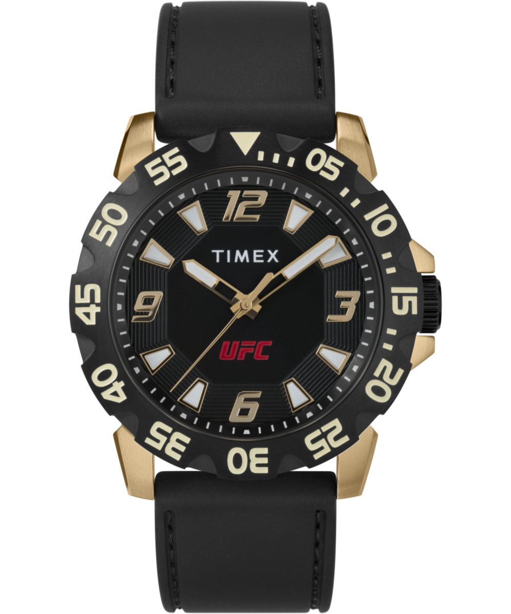 Timex UFC Round 21mm Black Dial Analog Men Watch - TW2V84400X6