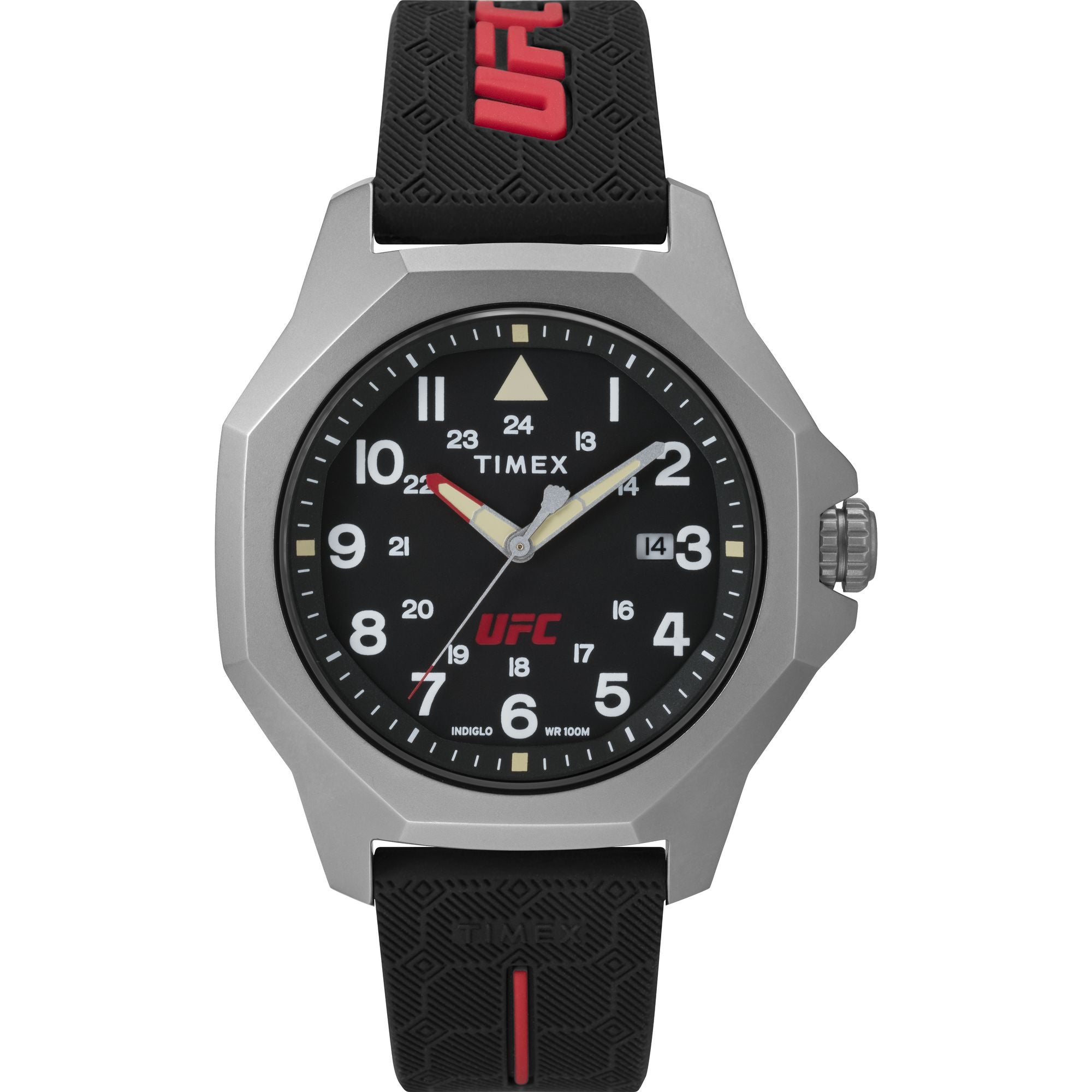 Timex UFC Octagonal 21mm Black Dial Analog Men Watch - TW2V85400X6