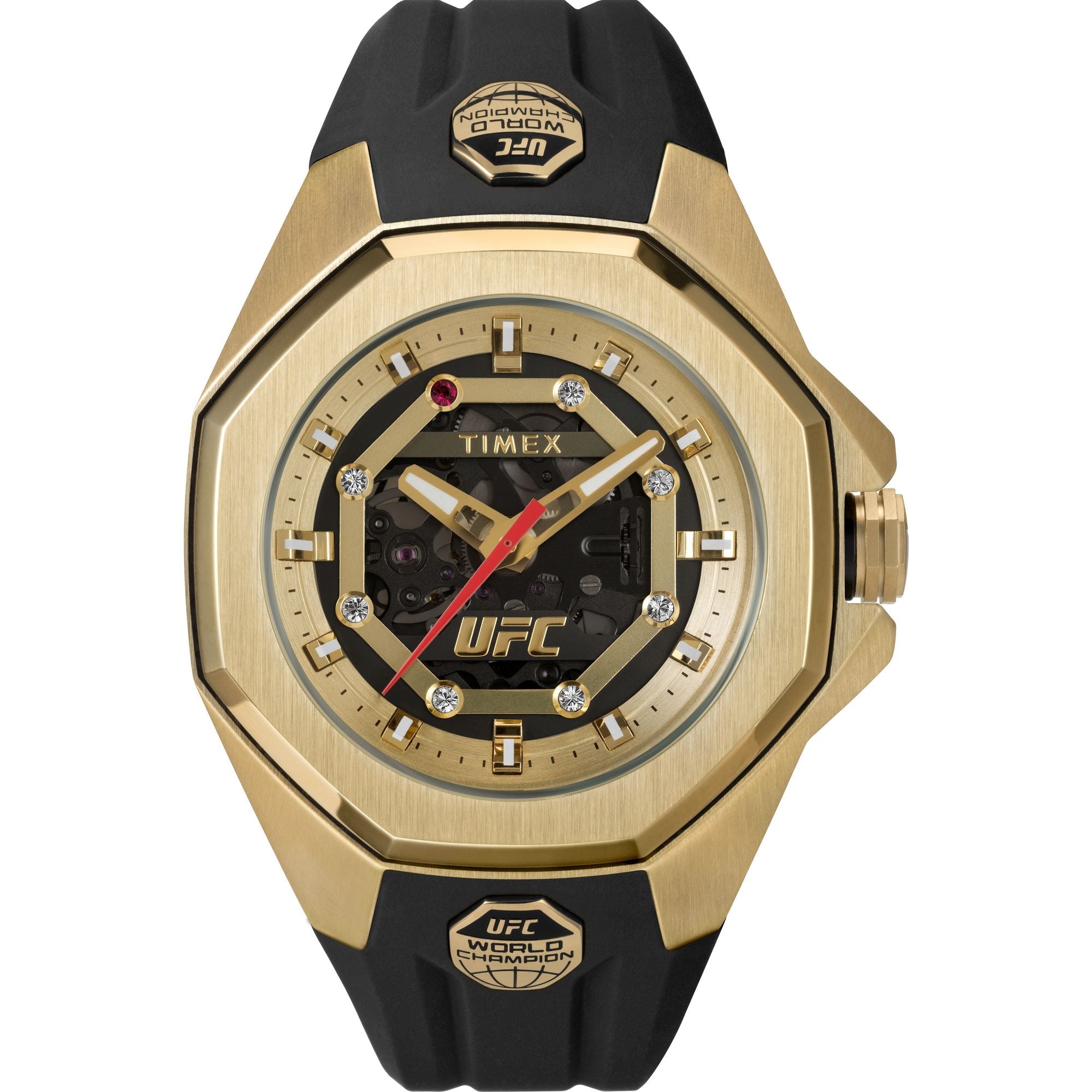 Timex UFC Round 21mm Gold Dial Analog Men Watch - TW2V86500X6