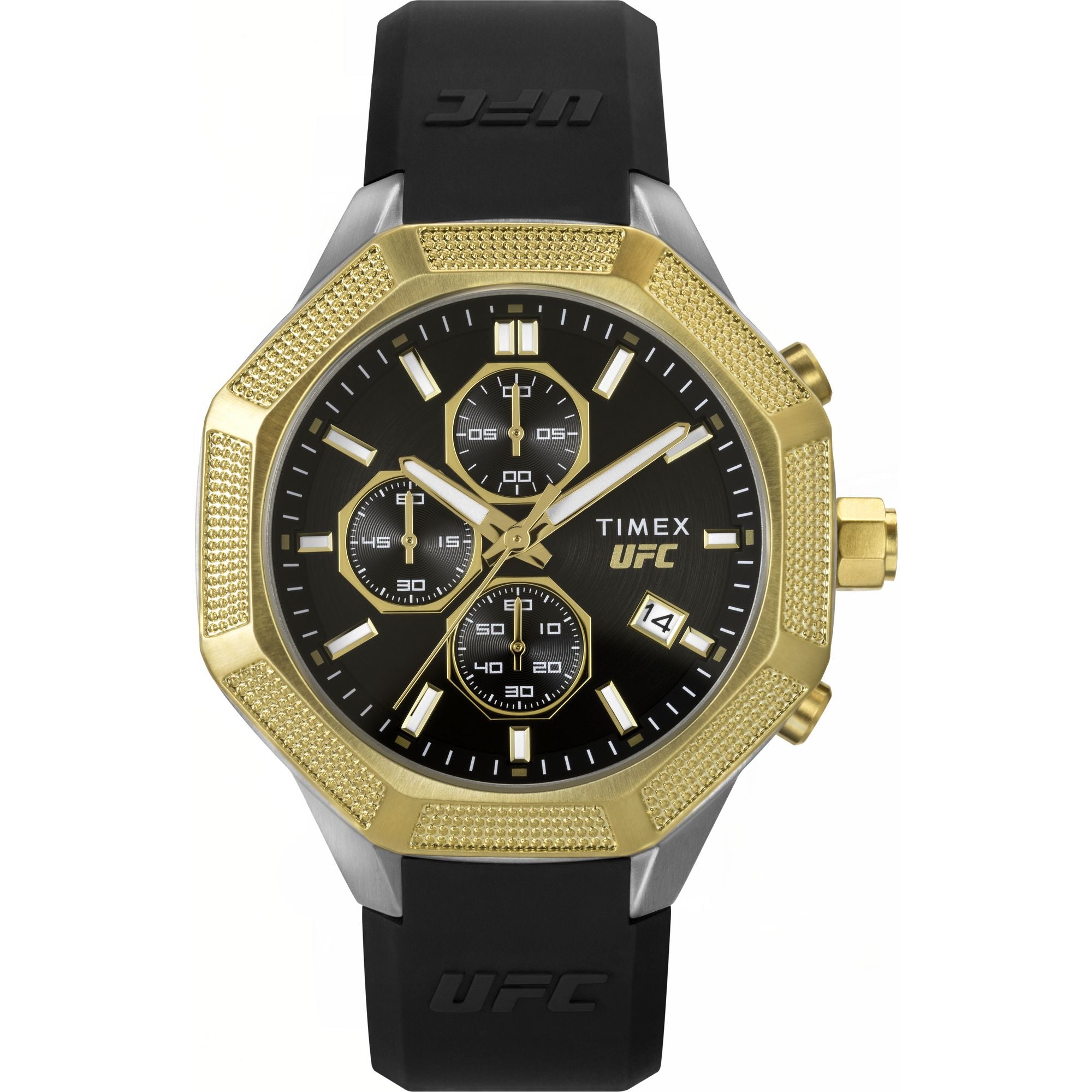 Timex UFC Octagonal 21mm Black Dial Analog Men Watch - TW2V87300X6 ...