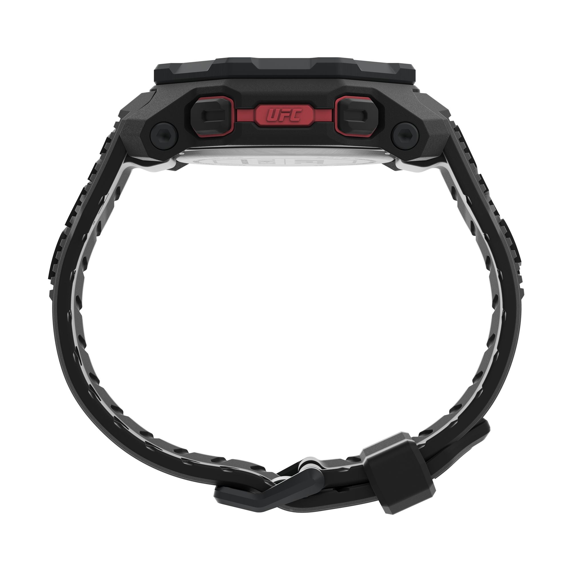 Timex UFC Octagonal 21mm Black Dial Digital Men Watch - TW2V88100X6 Watch Timex