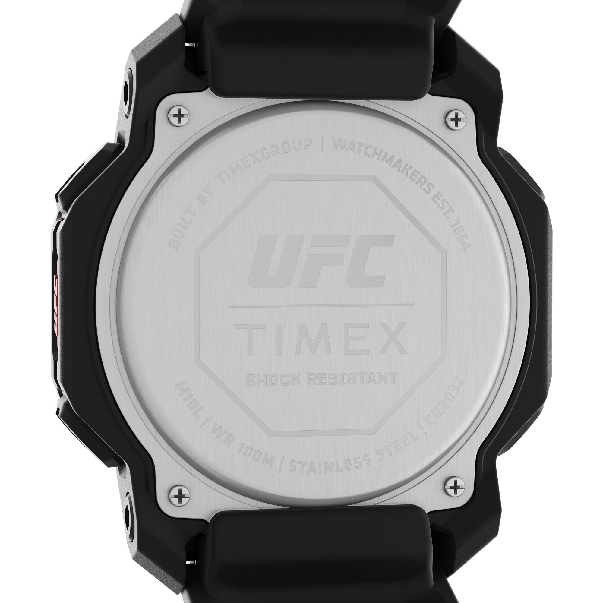 Timex UFC Octagonal 21mm Black Dial Digital Men Watch - TW2V88100X6 Watch Timex