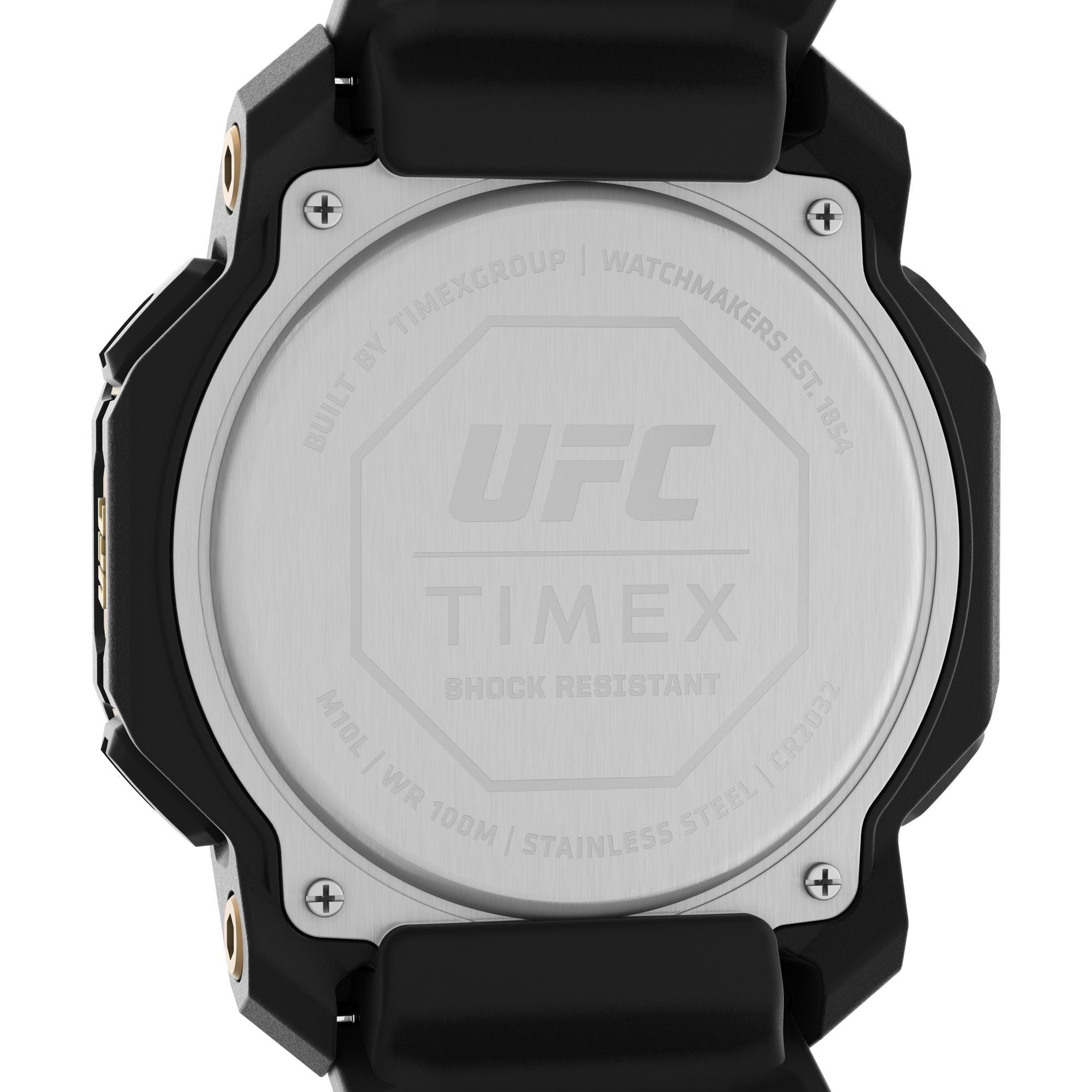 Timex UFC Octagonal 21mm Black Dial Digital Men Watch - TW2V89000X6 Watch Timex