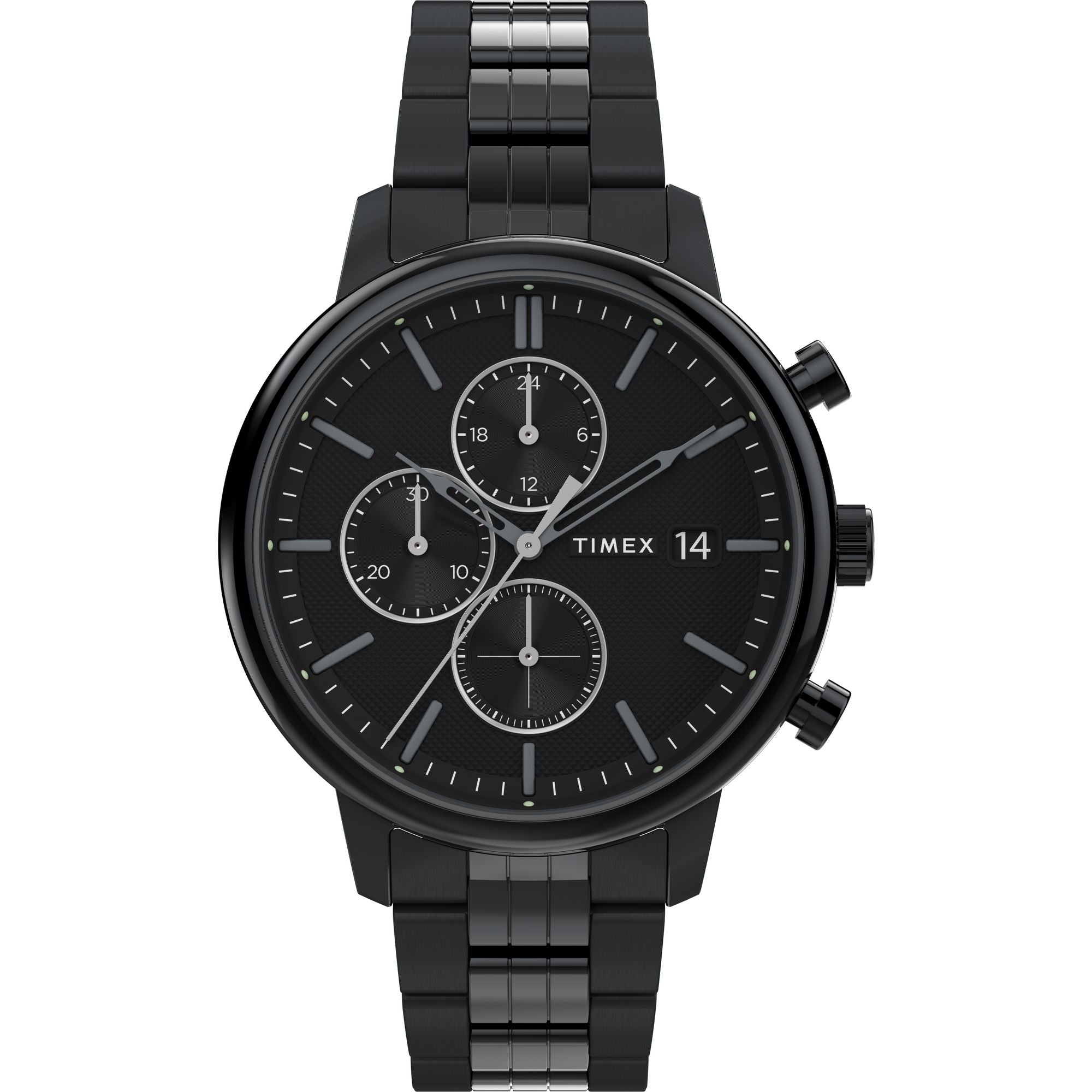 Timex Trend Black Round Dial Quartz Analog Men Watch TW2W13400UJ At  JUST WATCHES