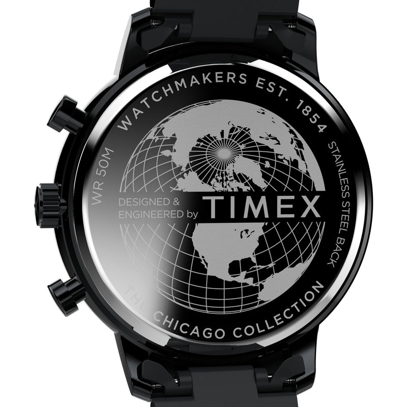 Timex Chicago Round 21mm Black Dial Analog Men Watch - TW2W13400UJ Watch Timex