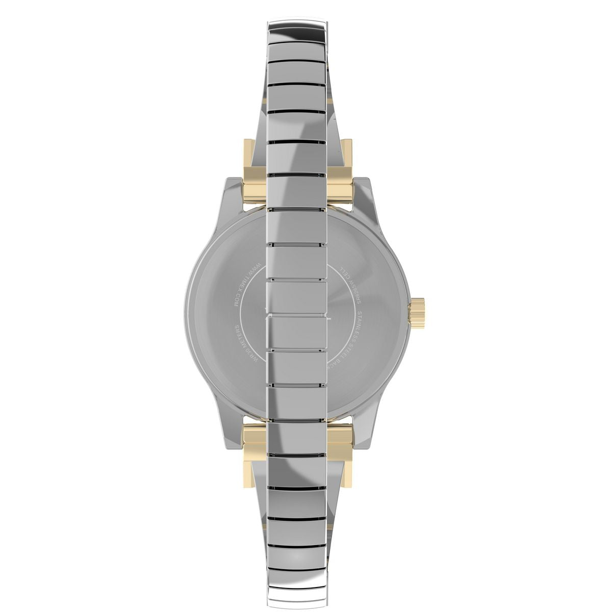 Timex Round 25mm Silver-Tone Dial Analog Women Watch - TW2W18500JQ