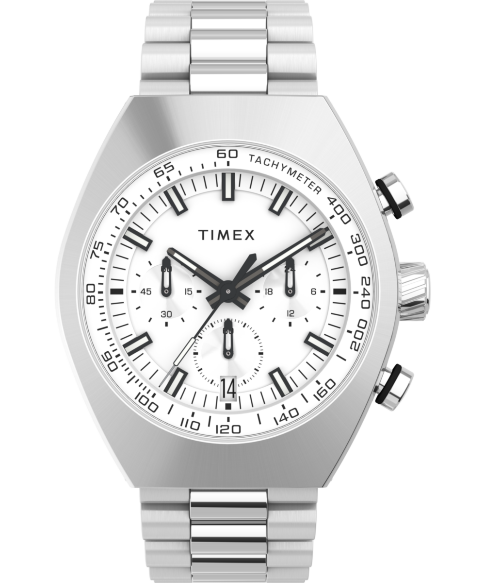 Timex Legacy Tonneau 21mm Silver Dial Analog Men Watch - TW2W22200UJ