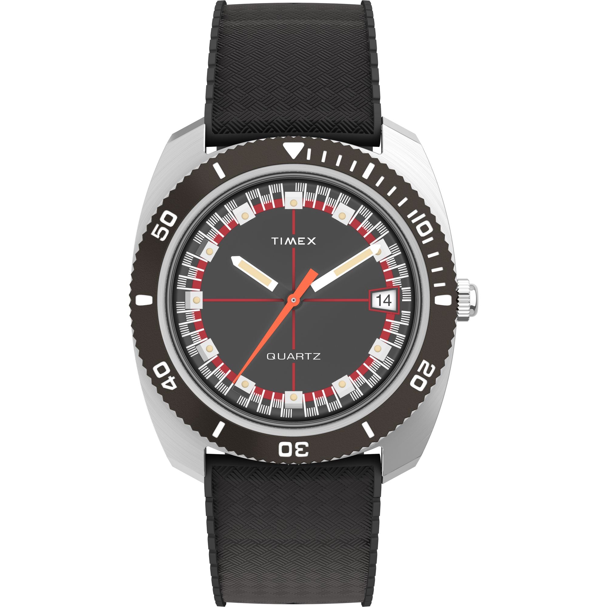 Timex Reissue Black Round Dial Quartz Analog Men Watch