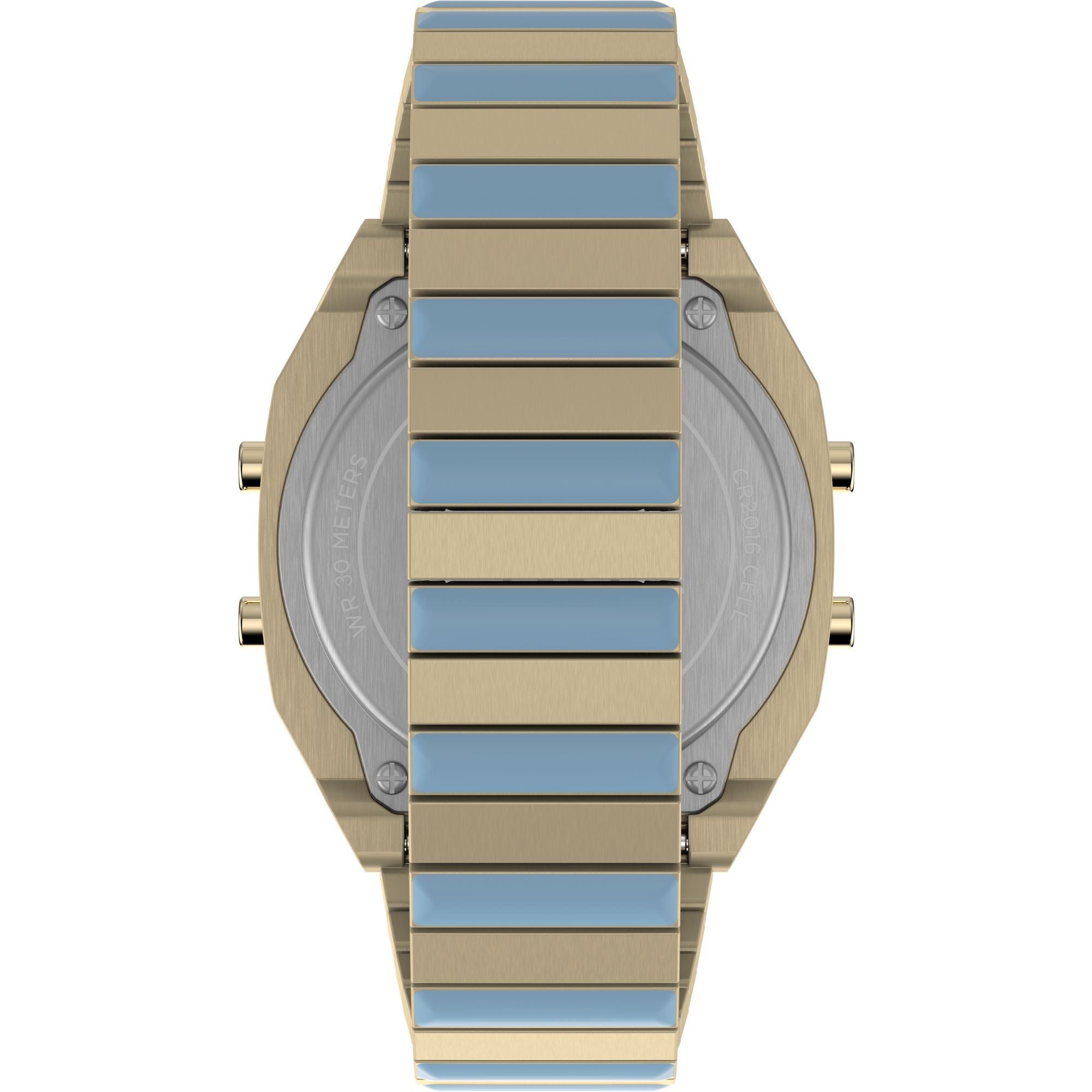 Timex 80 Square 21mm Blue Dial Digital Women Watch - TW2W40800UJ