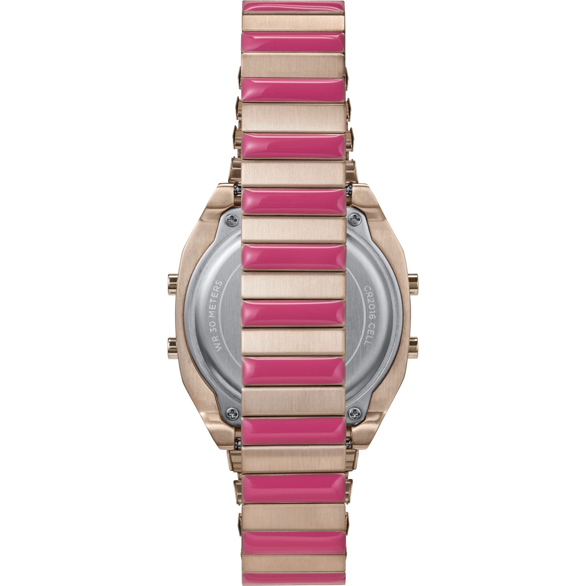 Timex 80 Square 21mm Pink Dial Digital Women Watch - TW2W41600UJ Watch Timex