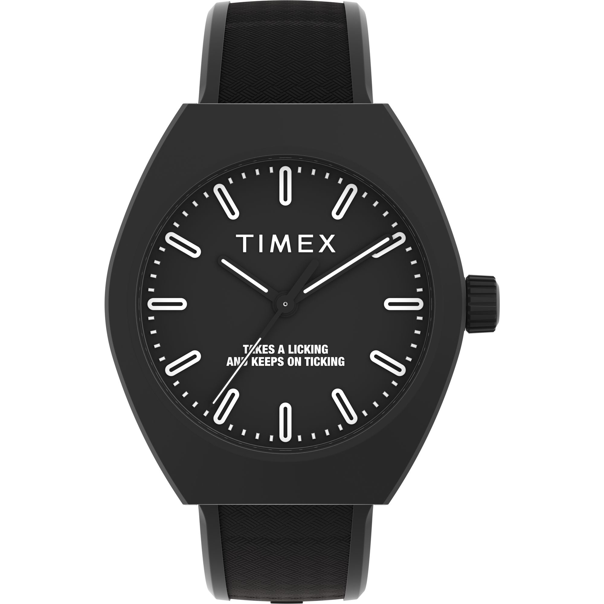 Timex Trend Tonneau 21mm Black Dial Analog Unisex Watch - TW2W42100UJ Watch Timex