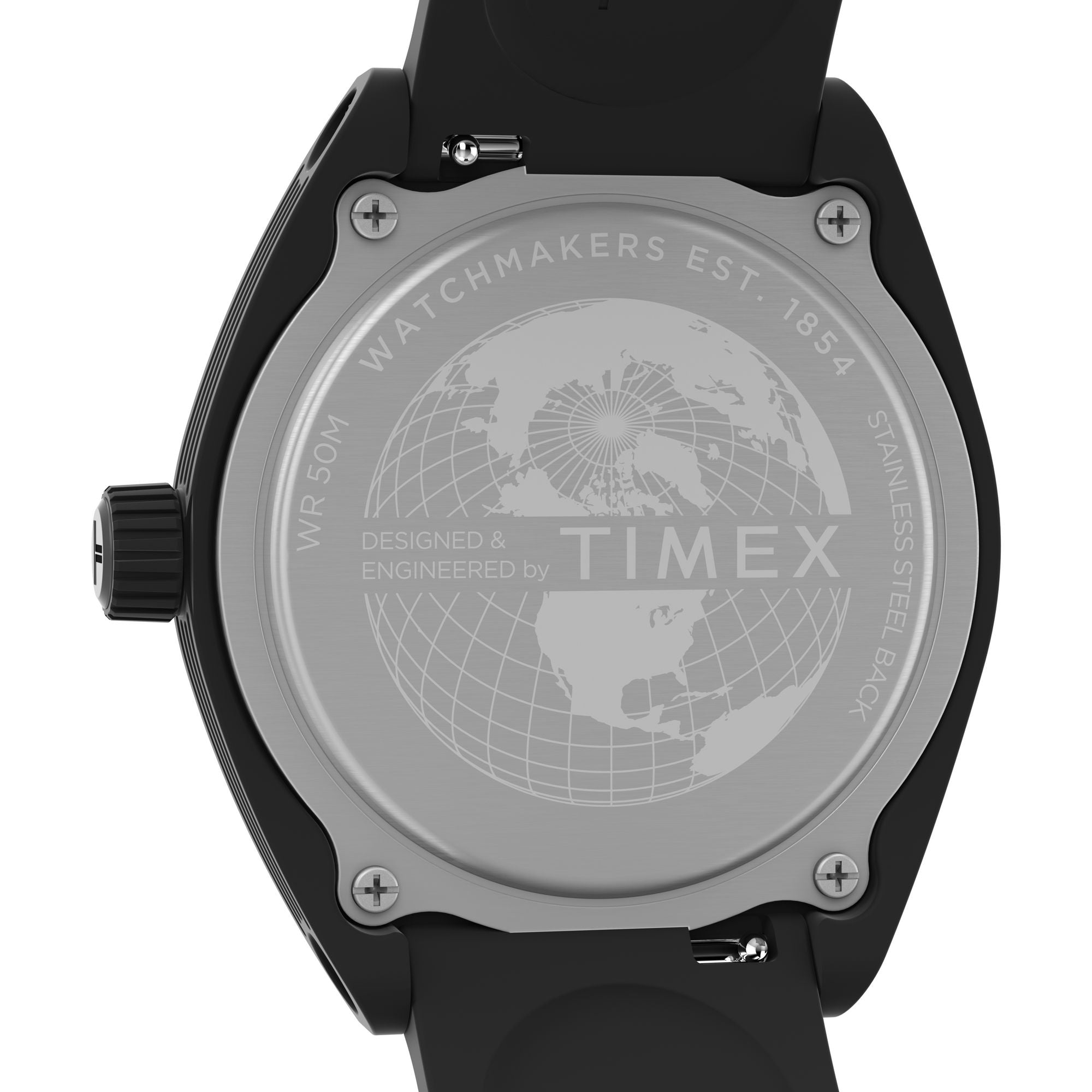 Timex Trend Tonneau 21mm Black Dial Analog Unisex Watch - TW2W42100UJ
