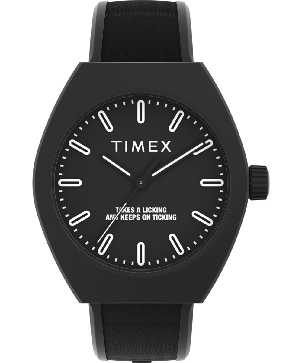 Timex Trend Tonneau 21mm Black Dial Analog Unisex Watch - TW2W42100UJ Watch Timex