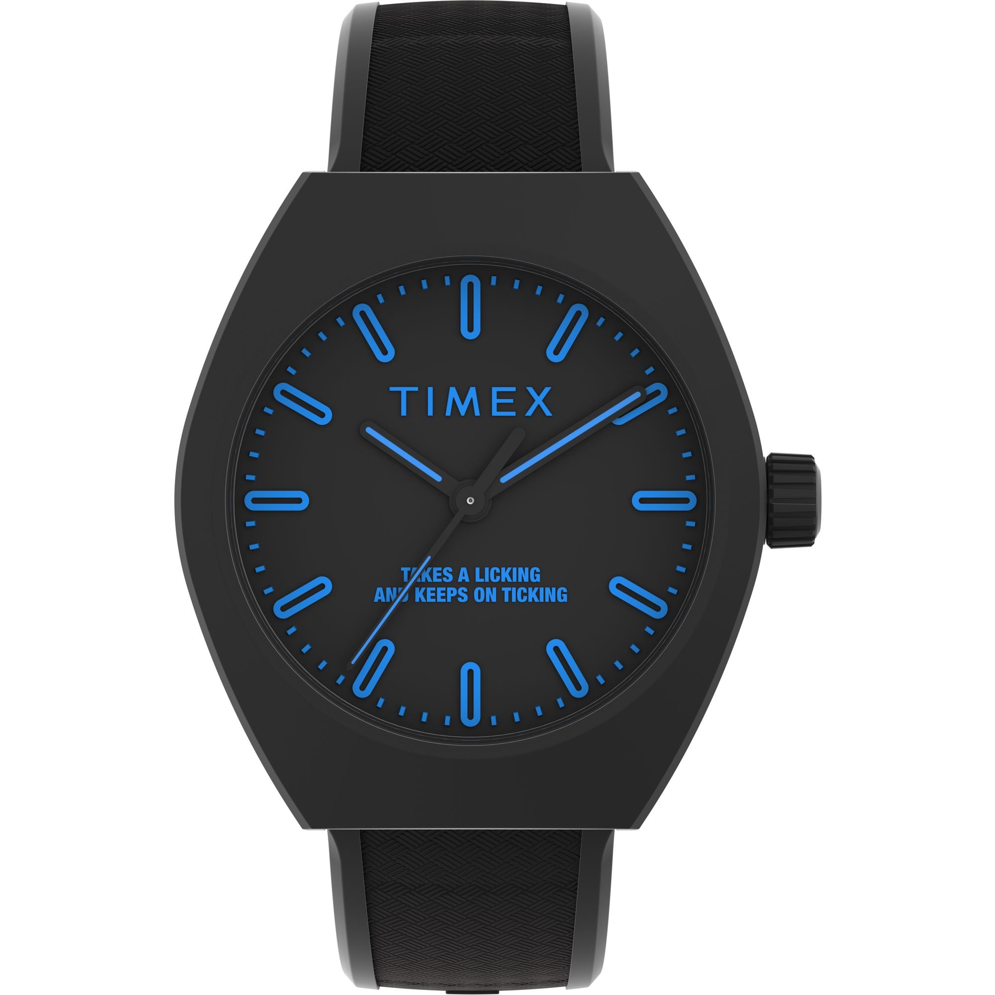 Timex Trend Black Tonneau Dial Quartz Analog Unisex Watch TW2W42300UJ At JUST WATCHES