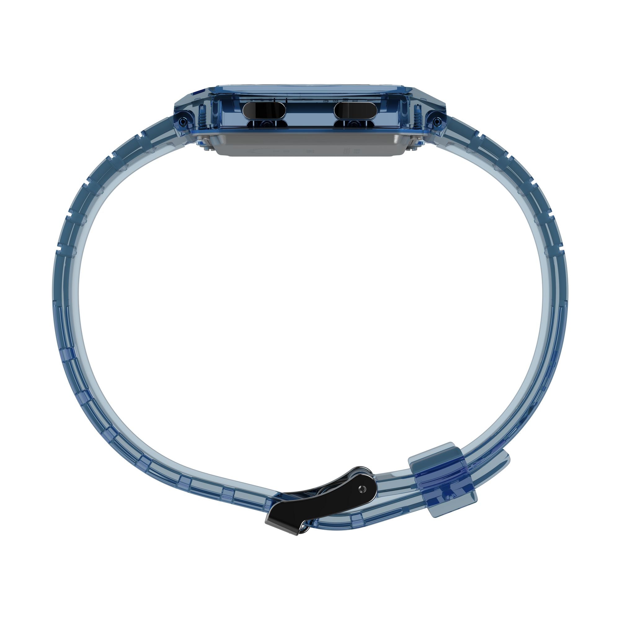 Q Timex Grey Rectangle Dial Quartz Digital Unisex Watch Watch Timex