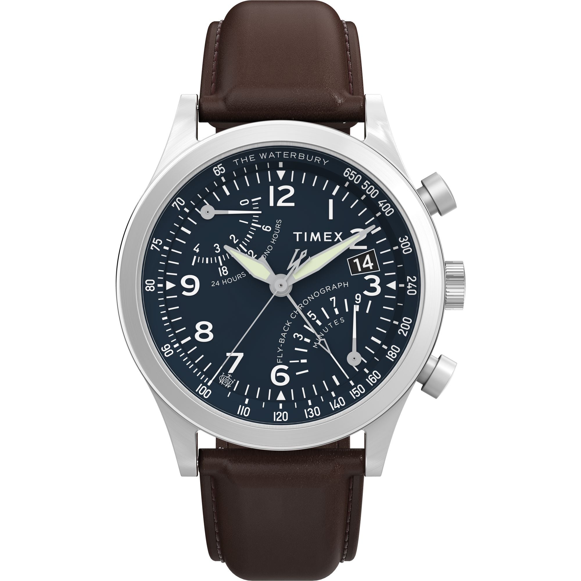 Timex Waterbury Round 21mm Blue Dial Analog Men Watch - TW2W47900UJ Watch Timex
