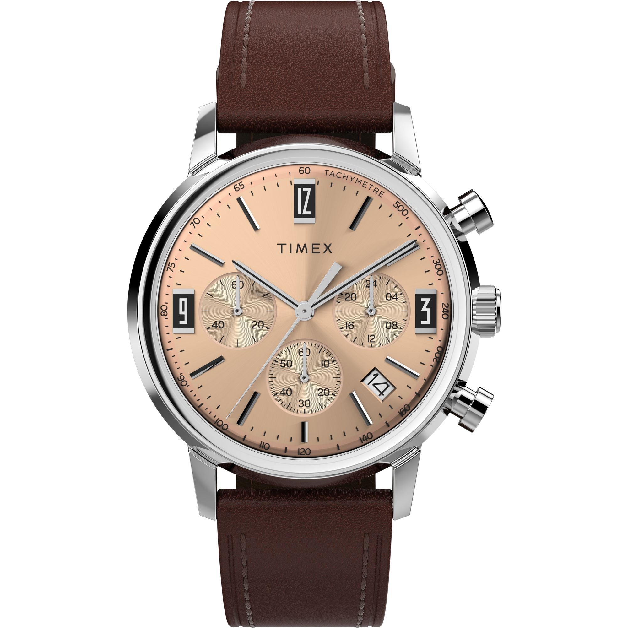 Gold Dial Timex Marlin Rose Gold Timex Marlin Rose Leather Gold