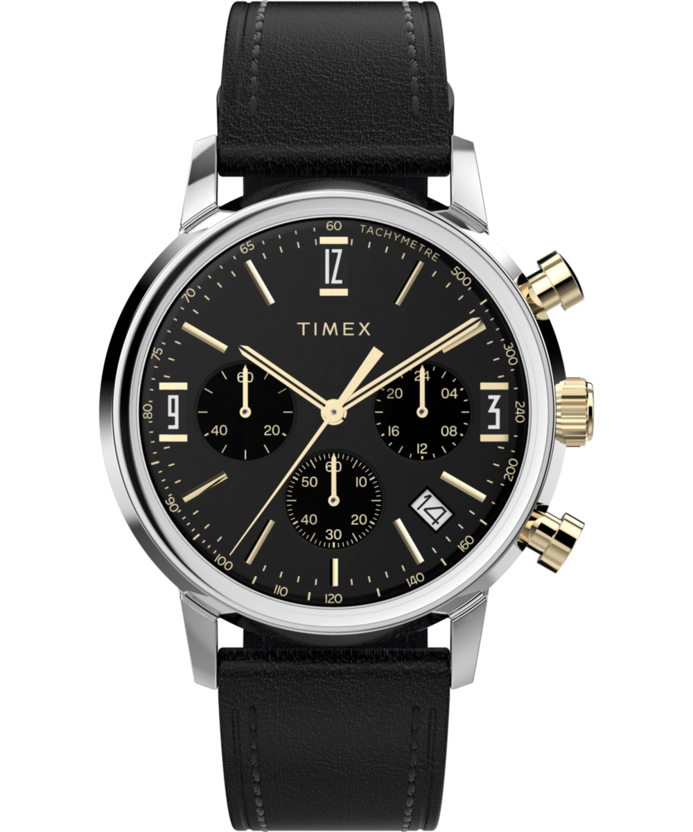 Timex Marlin Round 21mm Black Dial Analog Men Watch - TW2W51500UJ