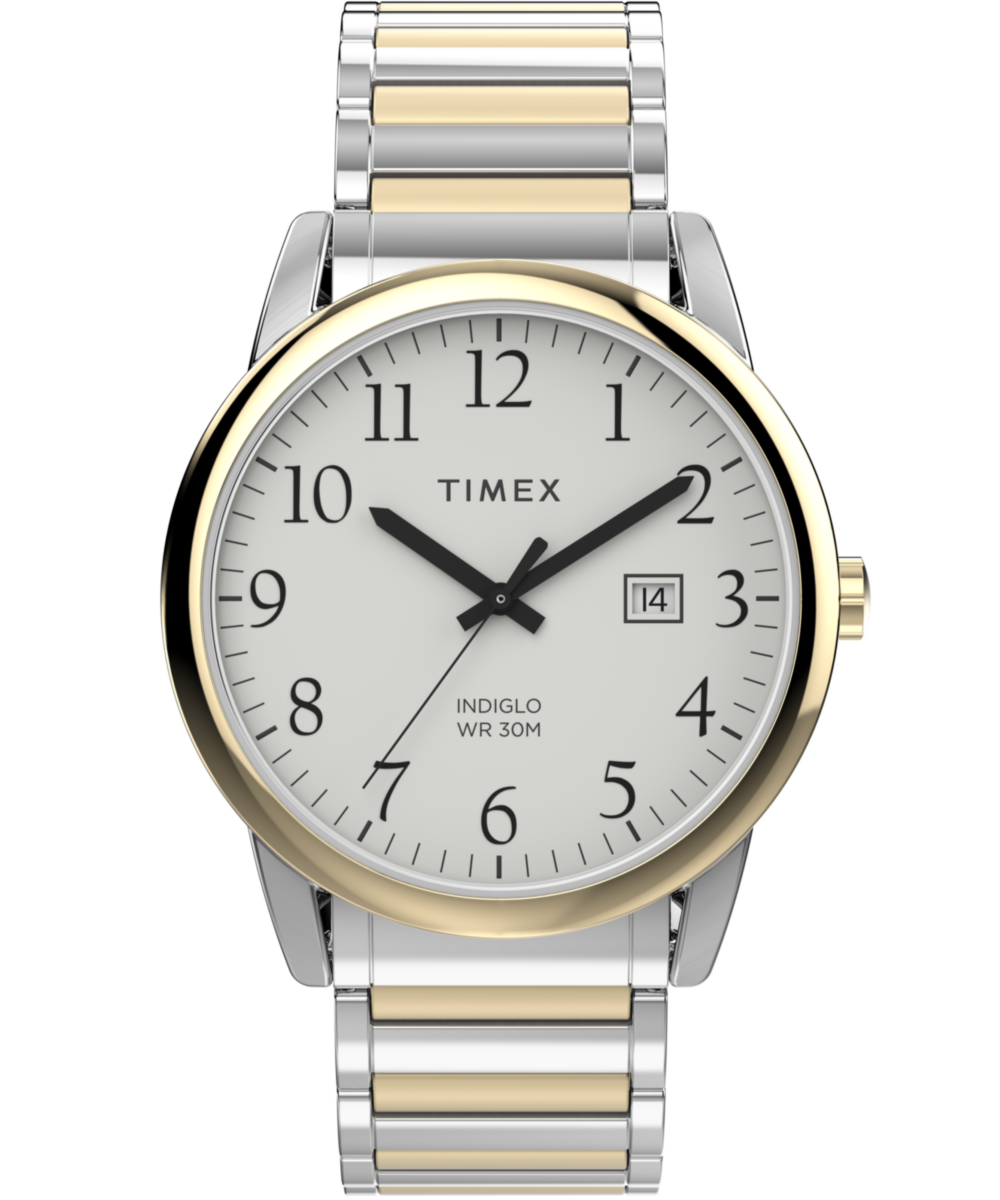 Timex Easy Reader Round 21mm White Dial Analog Men Watch - TW2W52100JQ
