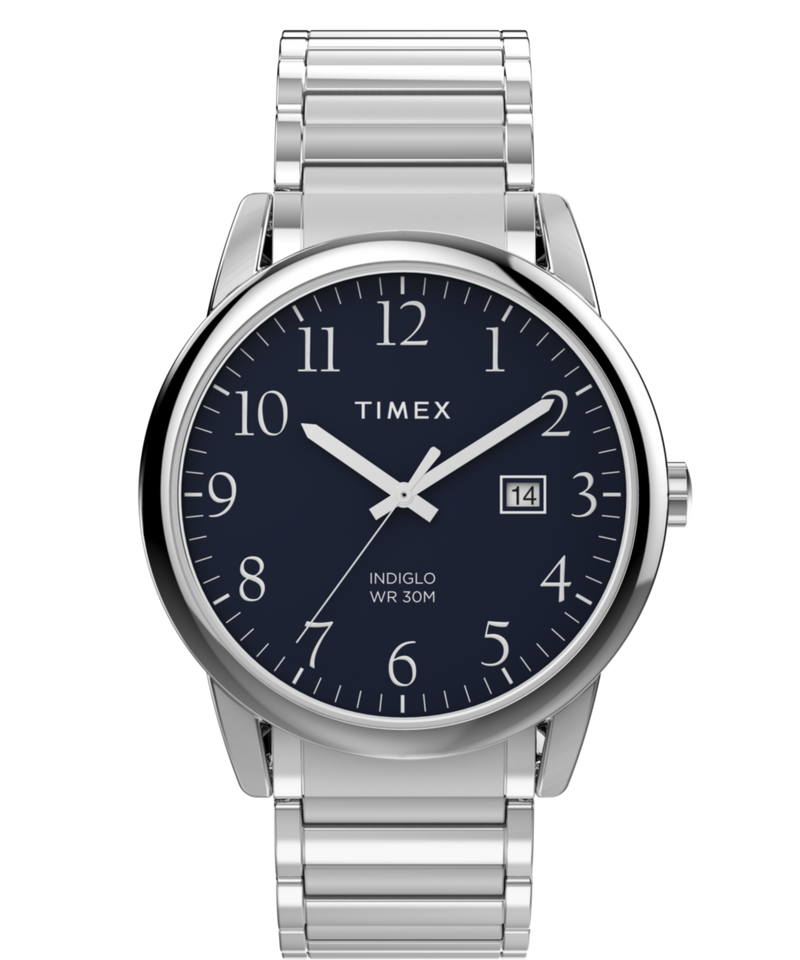 Timex Easy Reader Round 21mm Blue Dial Analog Men Watch - TW2W52200JQ Watch Timex