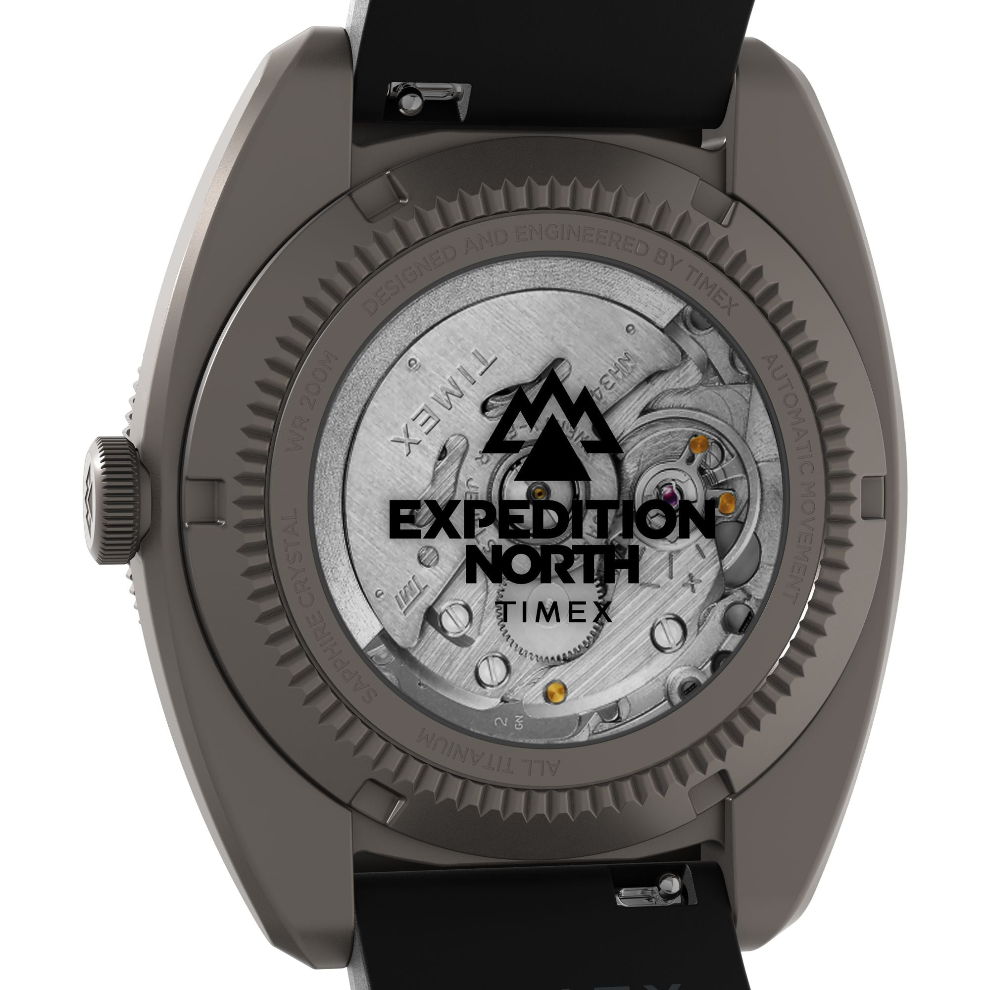 Timex Expedition Round 41mm Black Dial Automatic Wind Men Watch - TW2W53000UJ Watch Timex