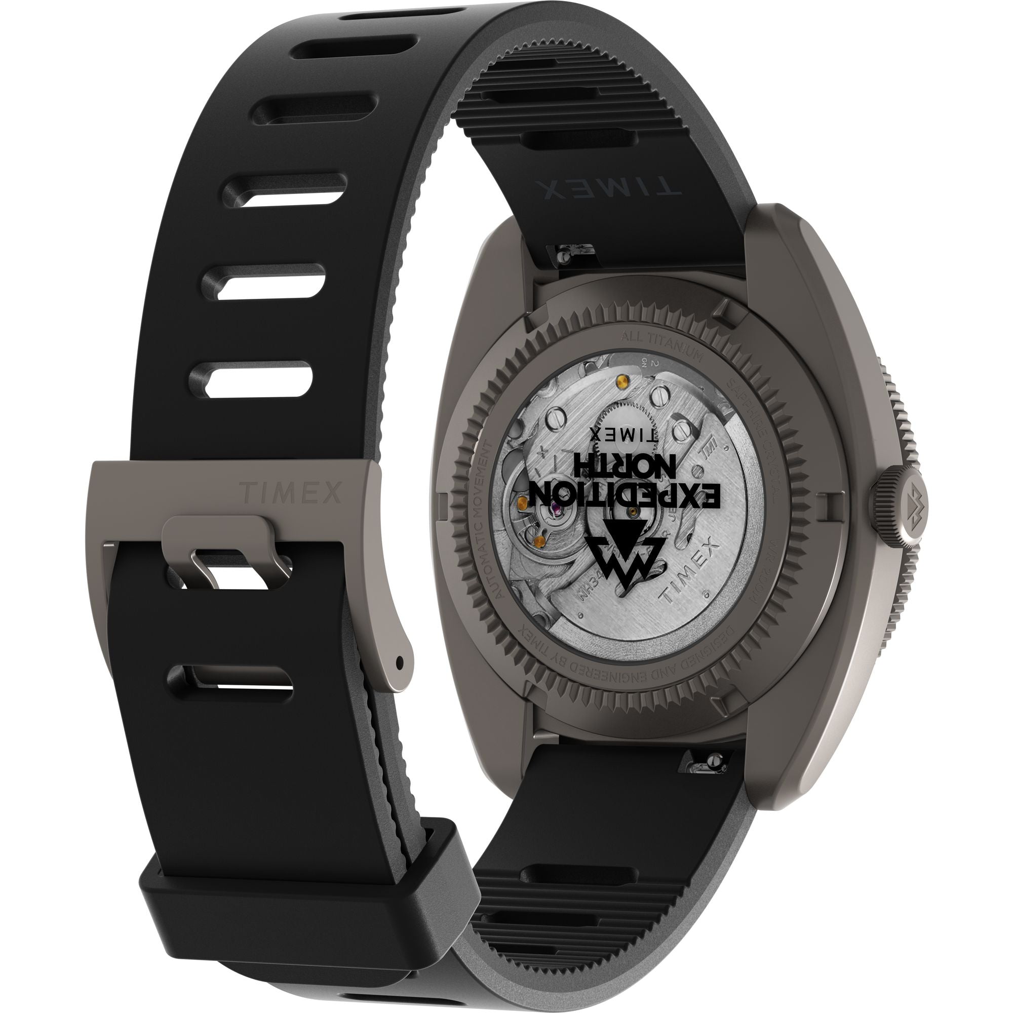 Timex Expedition Round 41mm Black Dial Automatic Wind Men Watch - TW2W53000UJ Watch Timex