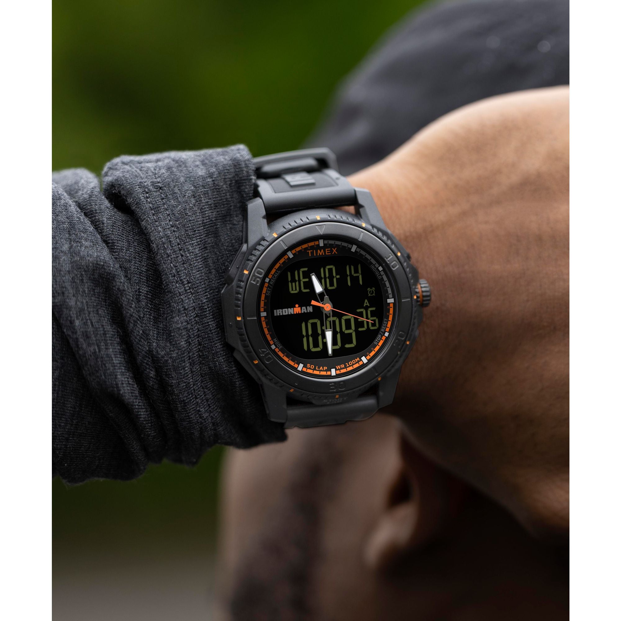 Timex Ironman Round 21mm Black Dial Digital Men Watch - TW2W53600UJ Watch Timex