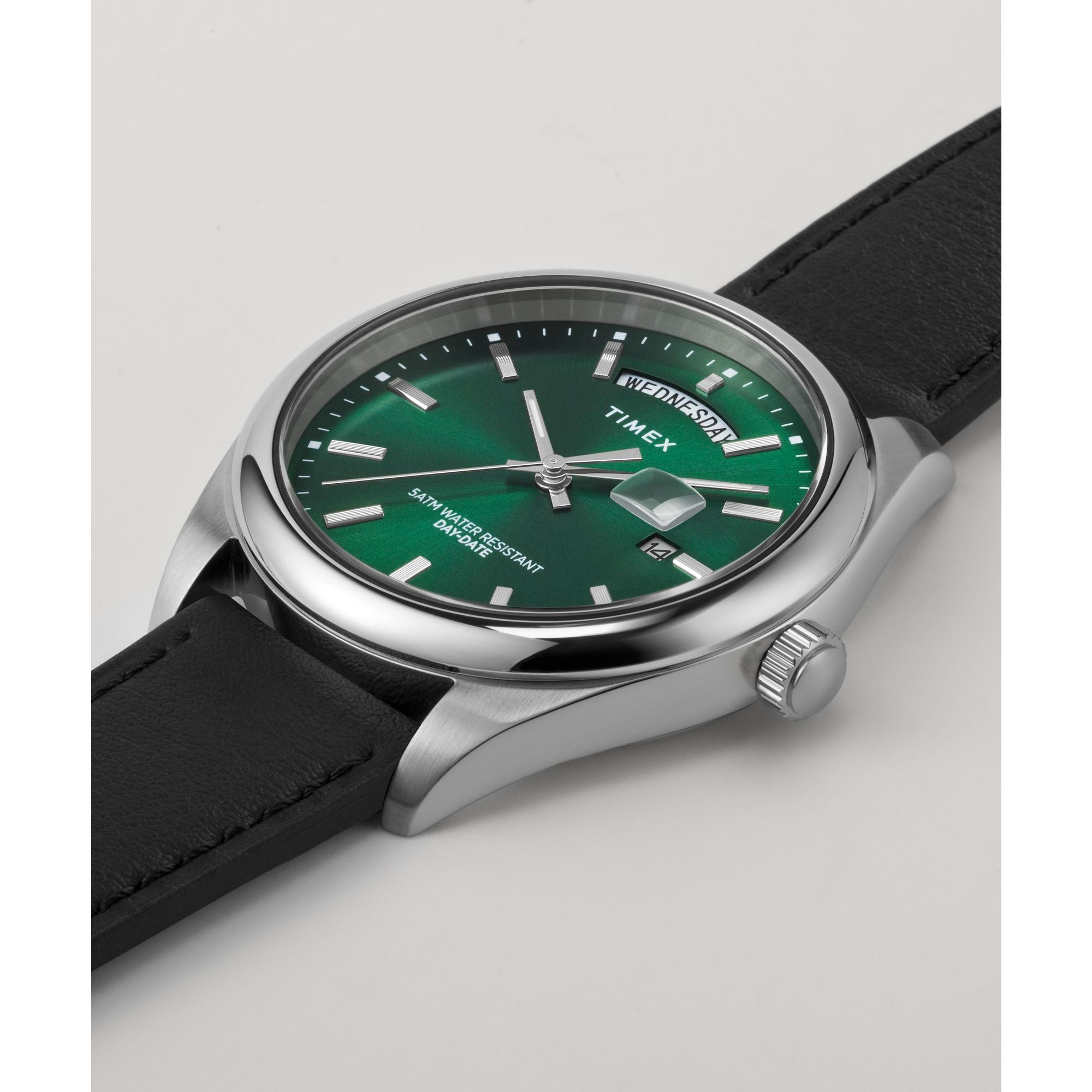 Timex Legacy Round 21mm Green Dial Analog Men Watch - TW2W57300UJ