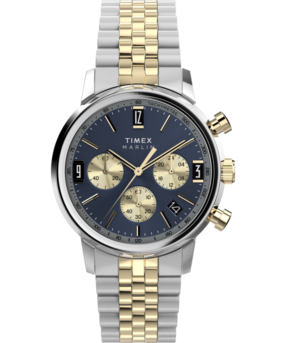 Timex Marlin Round 21mm Blue Dial Analog Men Watch - TW2W60200UJ Watch Timex
