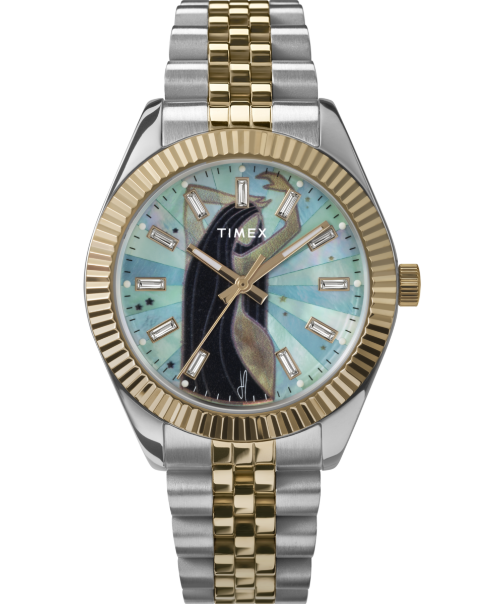 Timex Jacquie Aiche Round 21mm Multicolor Dial Analog Women Watch - TW2W63600X6 Watch Timex