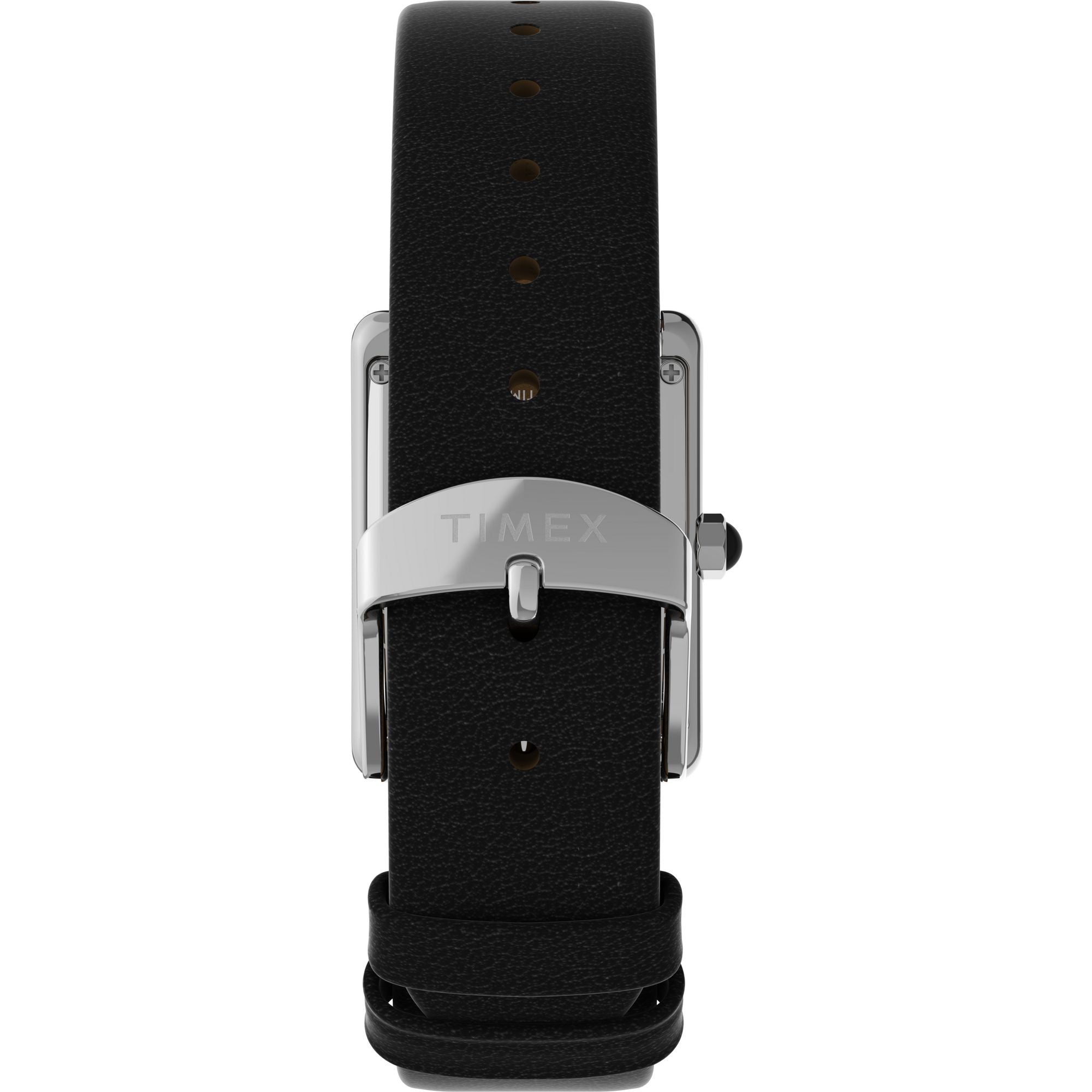 Timex Trend Leather Black Rectangle Dial Quartz Analog Women Watch