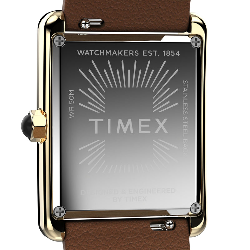 Timex Hailey Rectangle 21mm Gold Dial Analog Women Watch - TW2W63900UJ Watch Timex