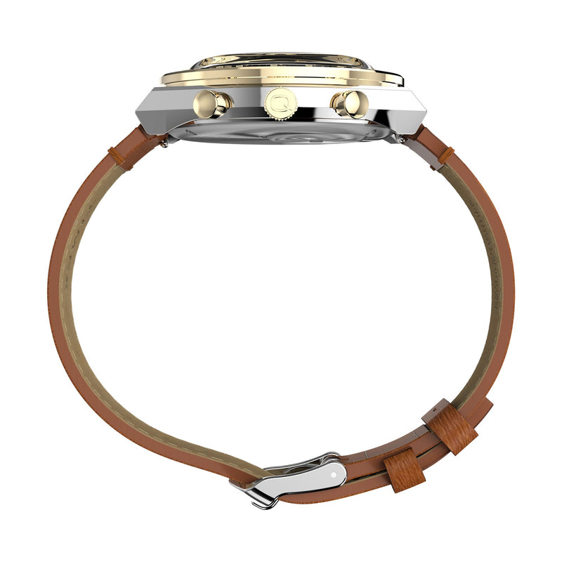 Timex Diver Inspired Round 40mm Gold Dial Analog Men Watch - TW2W64400UJ Watch Timex
